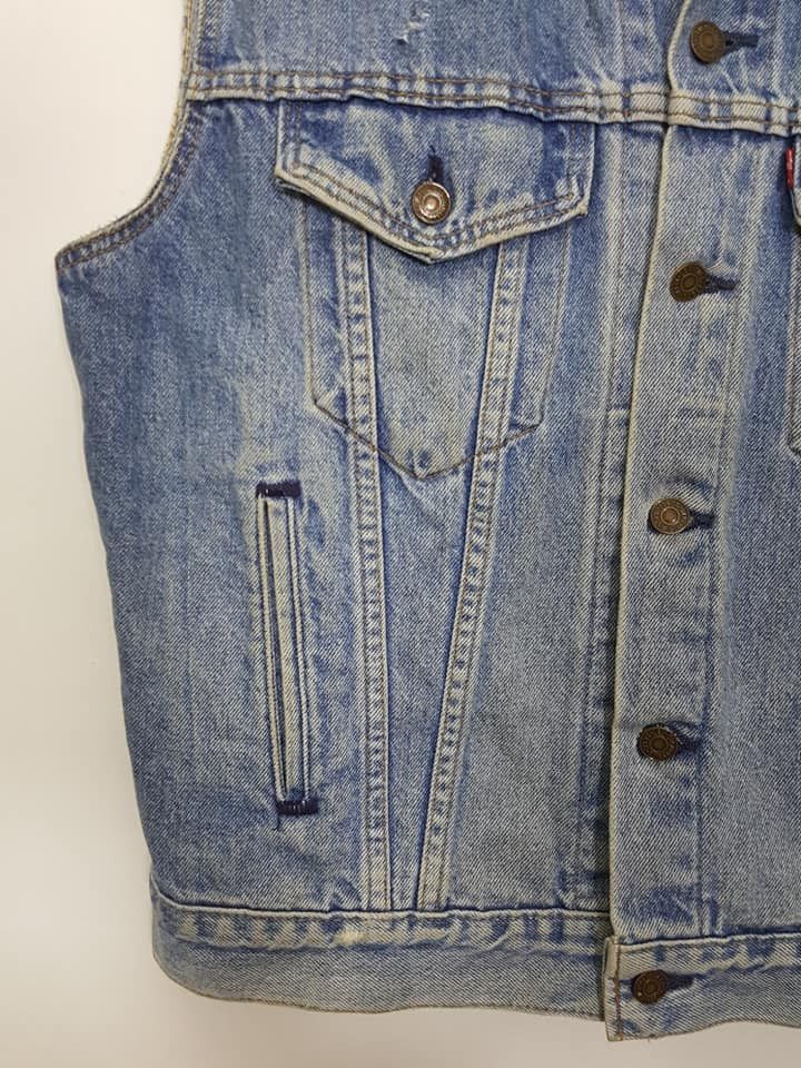 Levi's LEVIS Trucker Denim Vests MADE IN USA Size US M / EU 48-50 / 2 - 7 Thumbnail