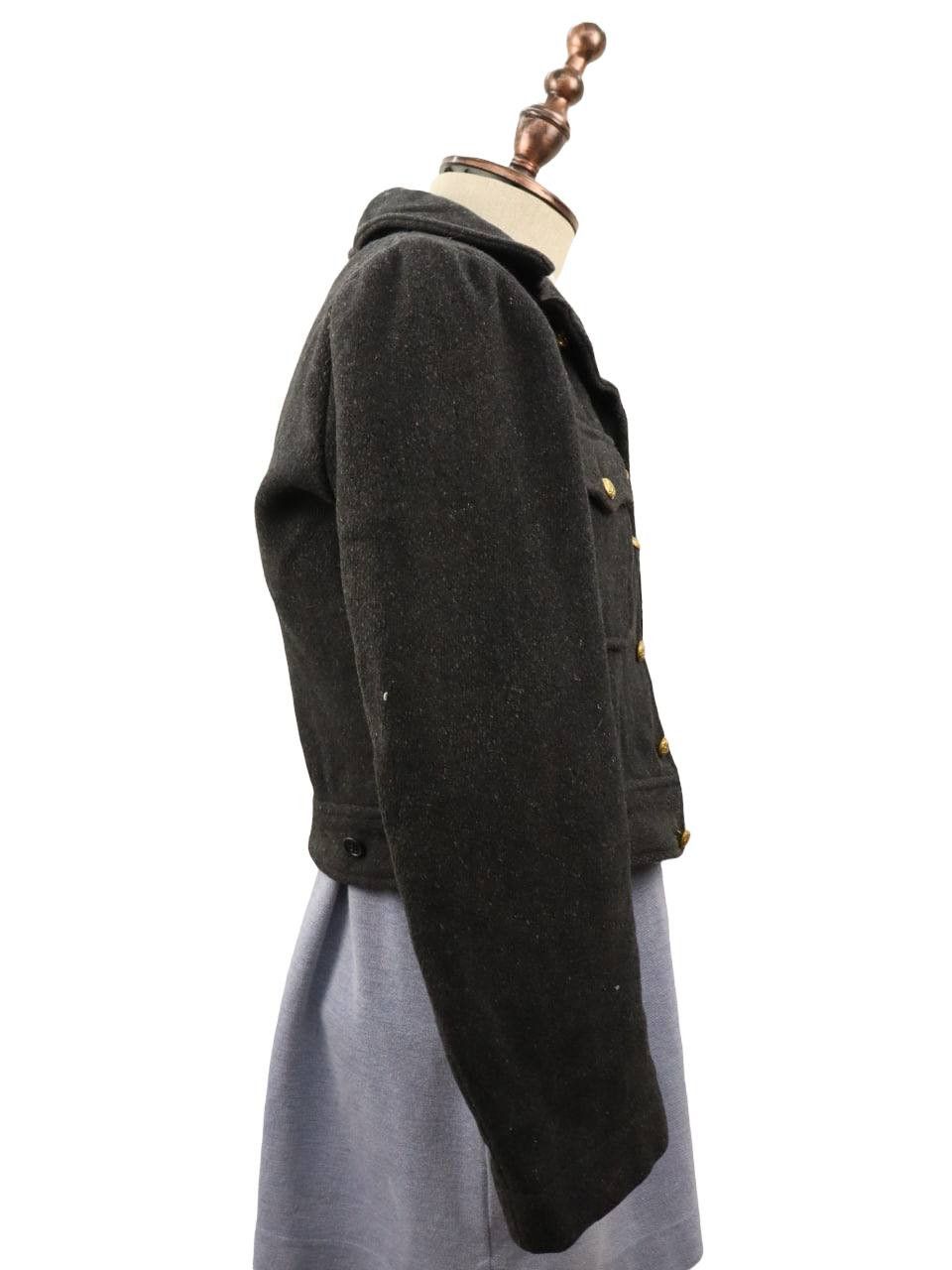 Vintage Vintage Wool Military US Army Field Cropped Jacket Size US S / EU 44-46 / 1 - 5 Thumbnail