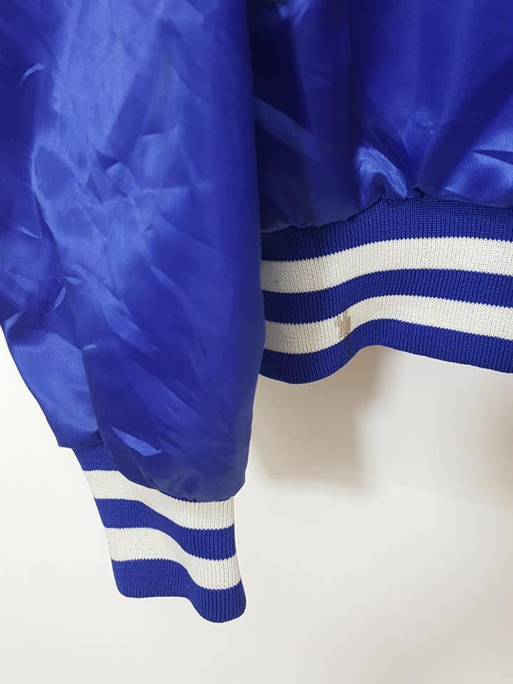 MLB × Swingster × Vintage VTG. MLB KANSAS CITY ROYALS NYLON QUILTED SNAP BUTTON Size US XL / EU 56 / 4 - 14 Thumbnail