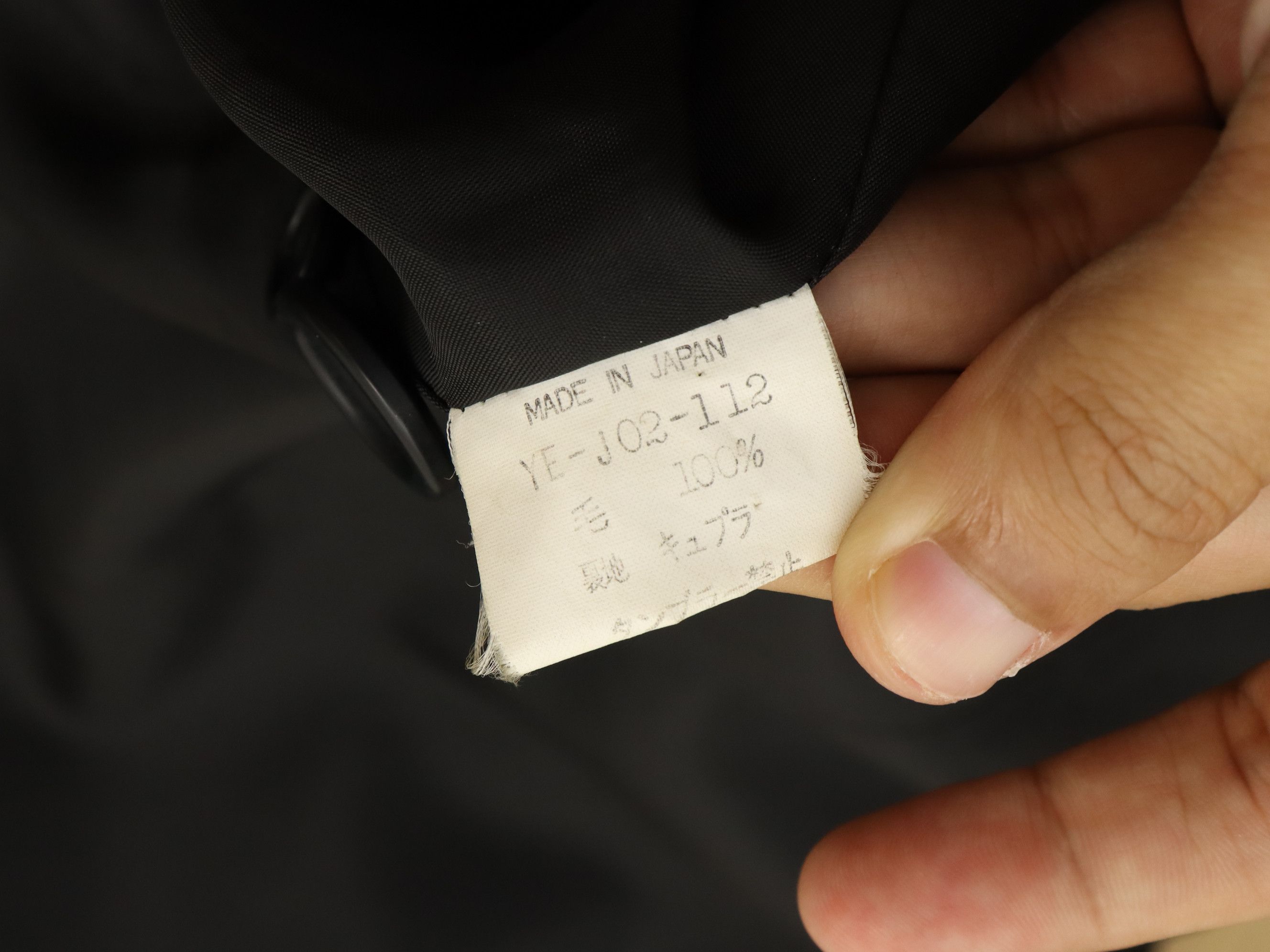 Yohji Yamamoto Iconic Wool Elongated Black Y'S Lined Coat Jacket Size US M / EU 48-50 / 2 - 14 Thumbnail