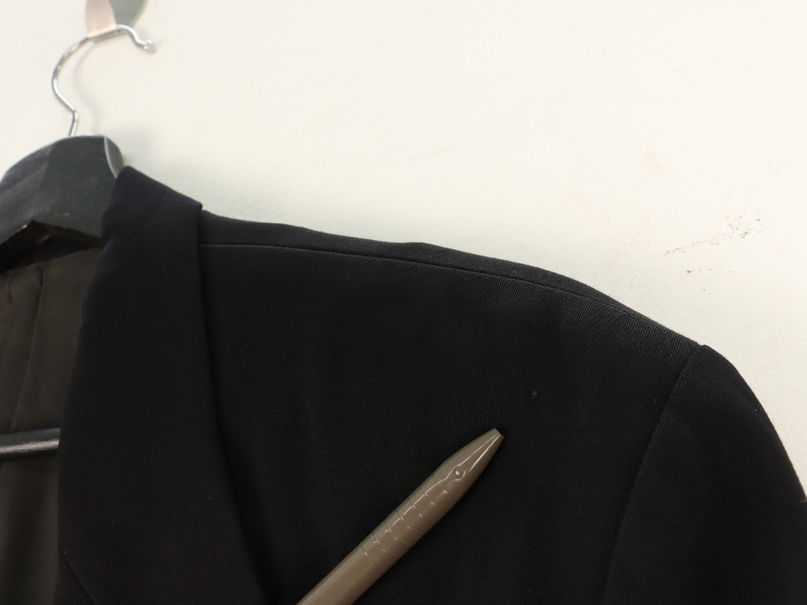 Yohji Yamamoto Iconic Wool Elongated Black Y'S Lined Coat Jacket Size US M / EU 48-50 / 2 - 8 Thumbnail