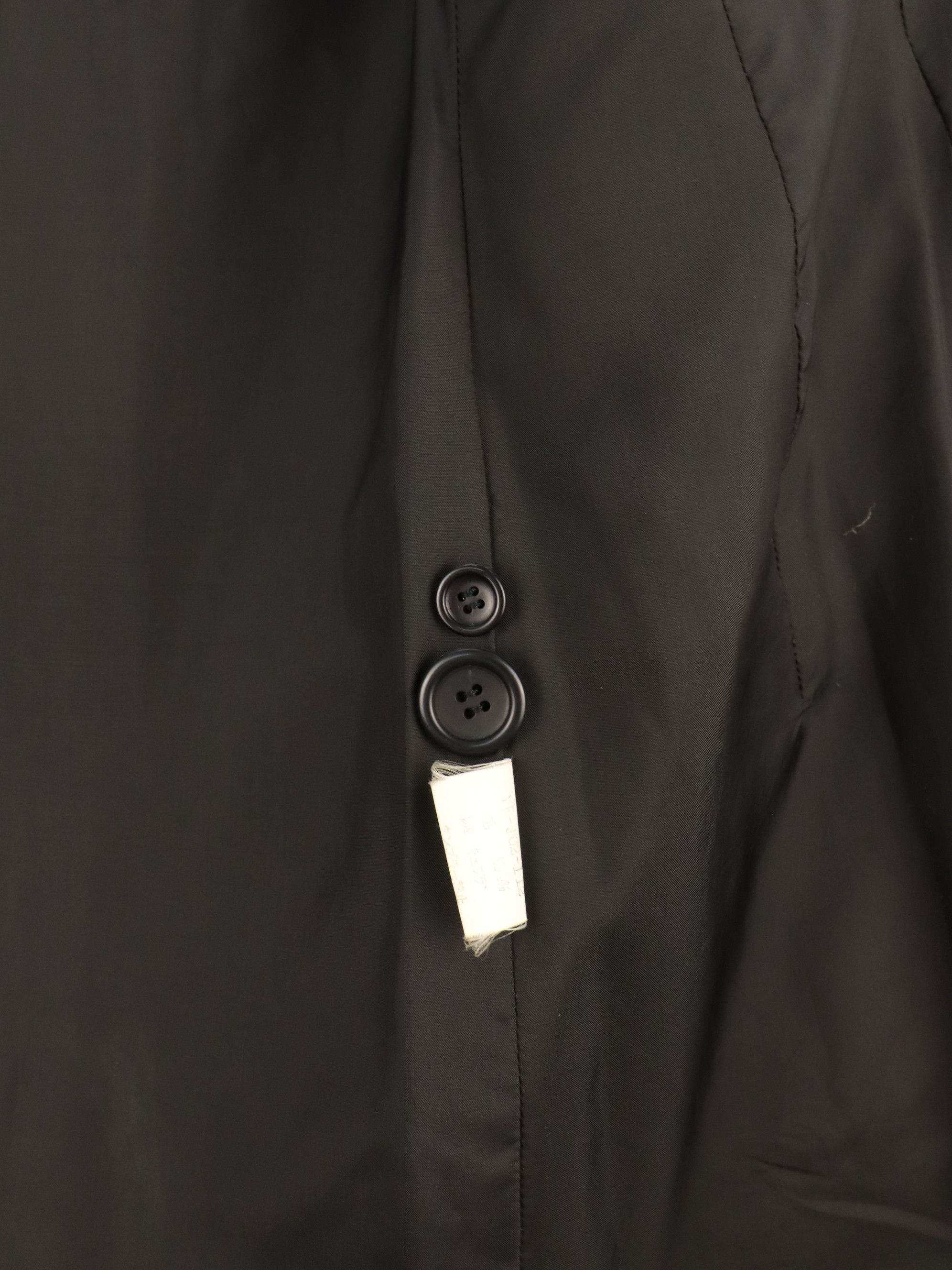 Yohji Yamamoto Iconic Wool Elongated Black Y'S Lined Coat Jacket Size US M / EU 48-50 / 2 - 12 Thumbnail