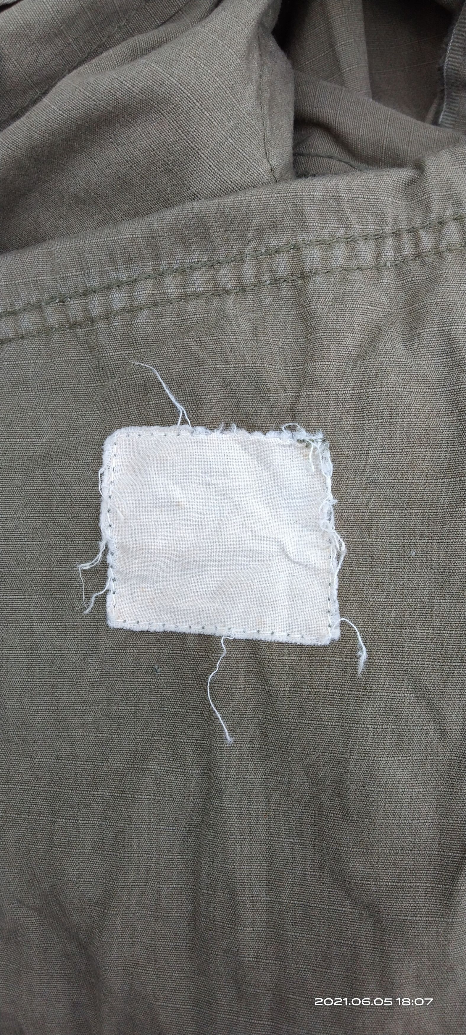 Vintage VINTAGE 60s VIETNAM ERA POPLIN RIPSTOP MILITARY Size US M / EU 48-50 / 2 - 5 Thumbnail