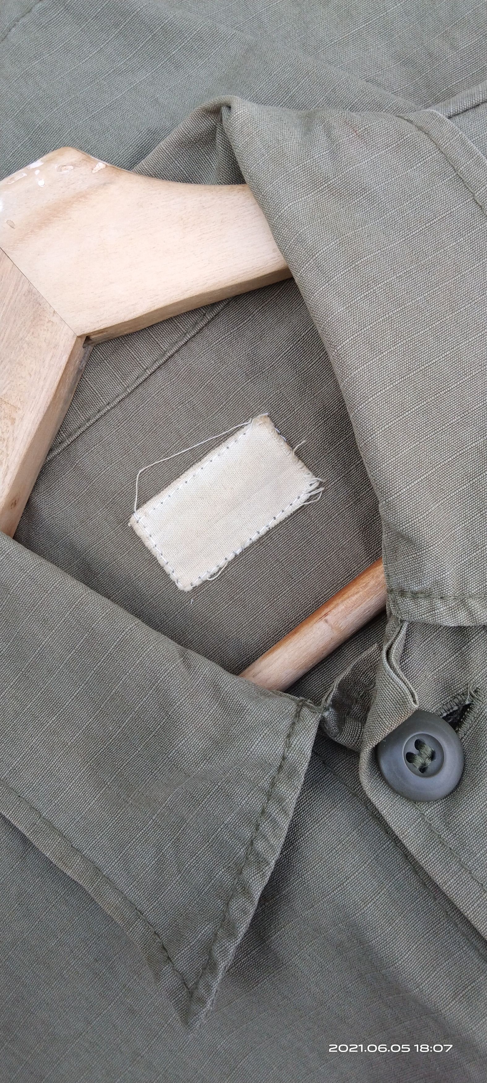 Vintage VINTAGE 60s VIETNAM ERA POPLIN RIPSTOP MILITARY Size US M / EU 48-50 / 2 - 6 Thumbnail