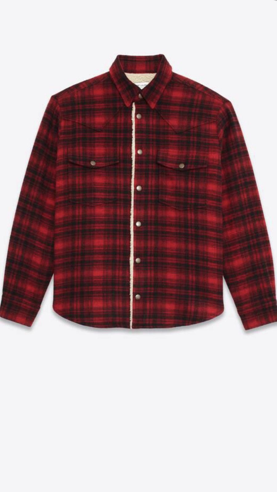 Saint Laurent Paris Saint Laurent shearling overshirt. M. Size US M / EU 48-50 / 2 - 1 Thumbnail