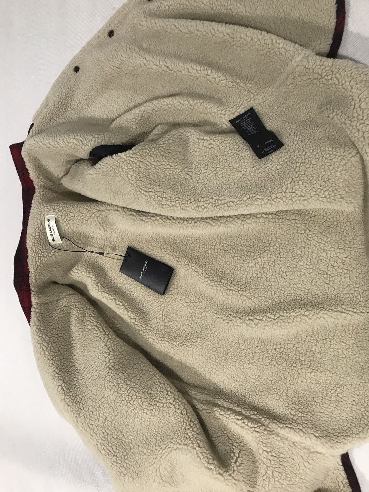 Saint Laurent Paris Saint Laurent shearling overshirt. M. Size US M / EU 48-50 / 2 - 7 Thumbnail