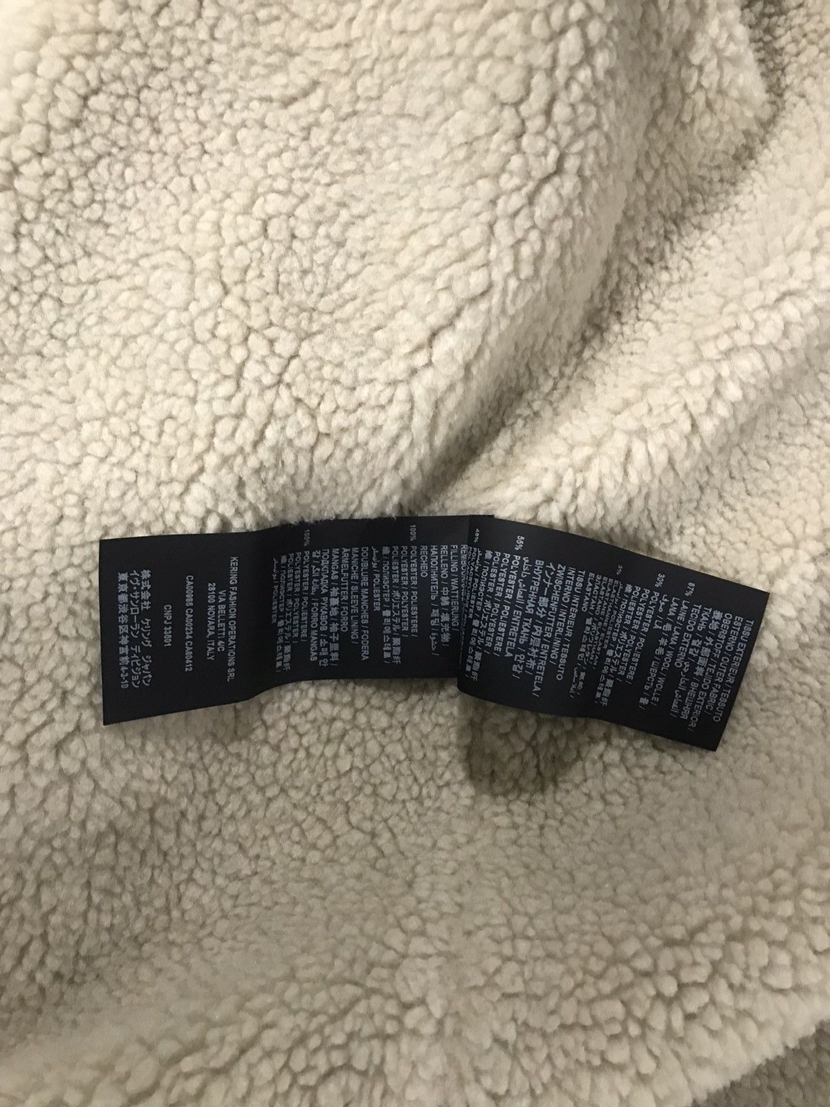 Saint Laurent Paris Saint Laurent shearling overshirt. M. Size US M / EU 48-50 / 2 - 4 Thumbnail