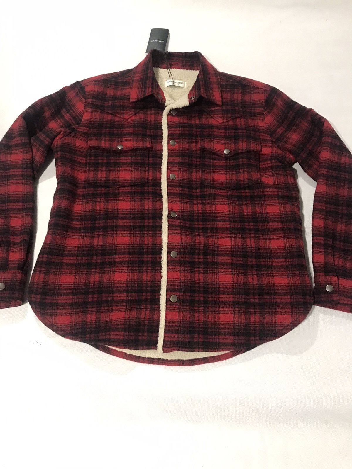 Saint Laurent Paris Saint Laurent shearling overshirt. M. Size US M / EU 48-50 / 2 - 10 Thumbnail