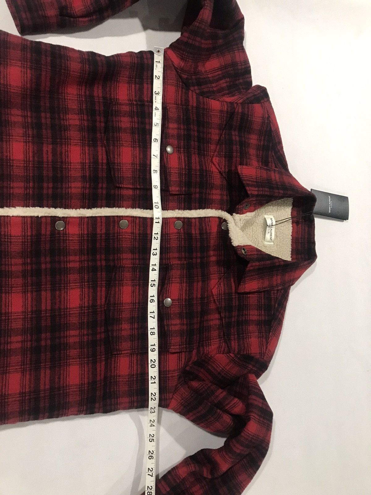 Saint Laurent Paris Saint Laurent shearling overshirt. M. Size US M / EU 48-50 / 2 - 9 Thumbnail