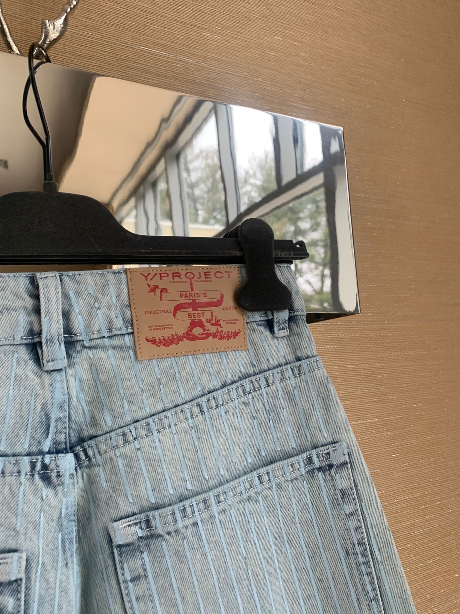Y/Project Vine Embroidery Denim in Bleach Indigo Size US 34 / EU 50 - 15 Thumbnail