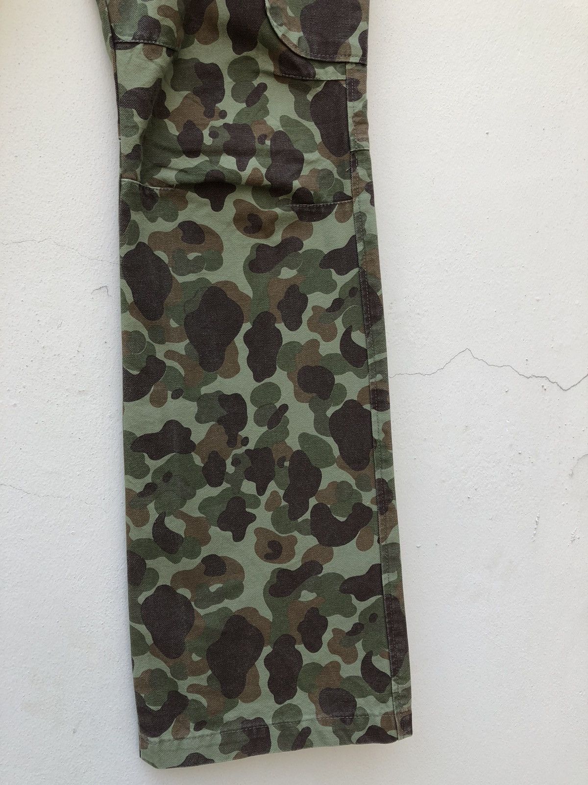 Vintage Vintage Larry Pgc Japan Camouflage Flare Cargo Trouser Size US 31 - 10 Thumbnail