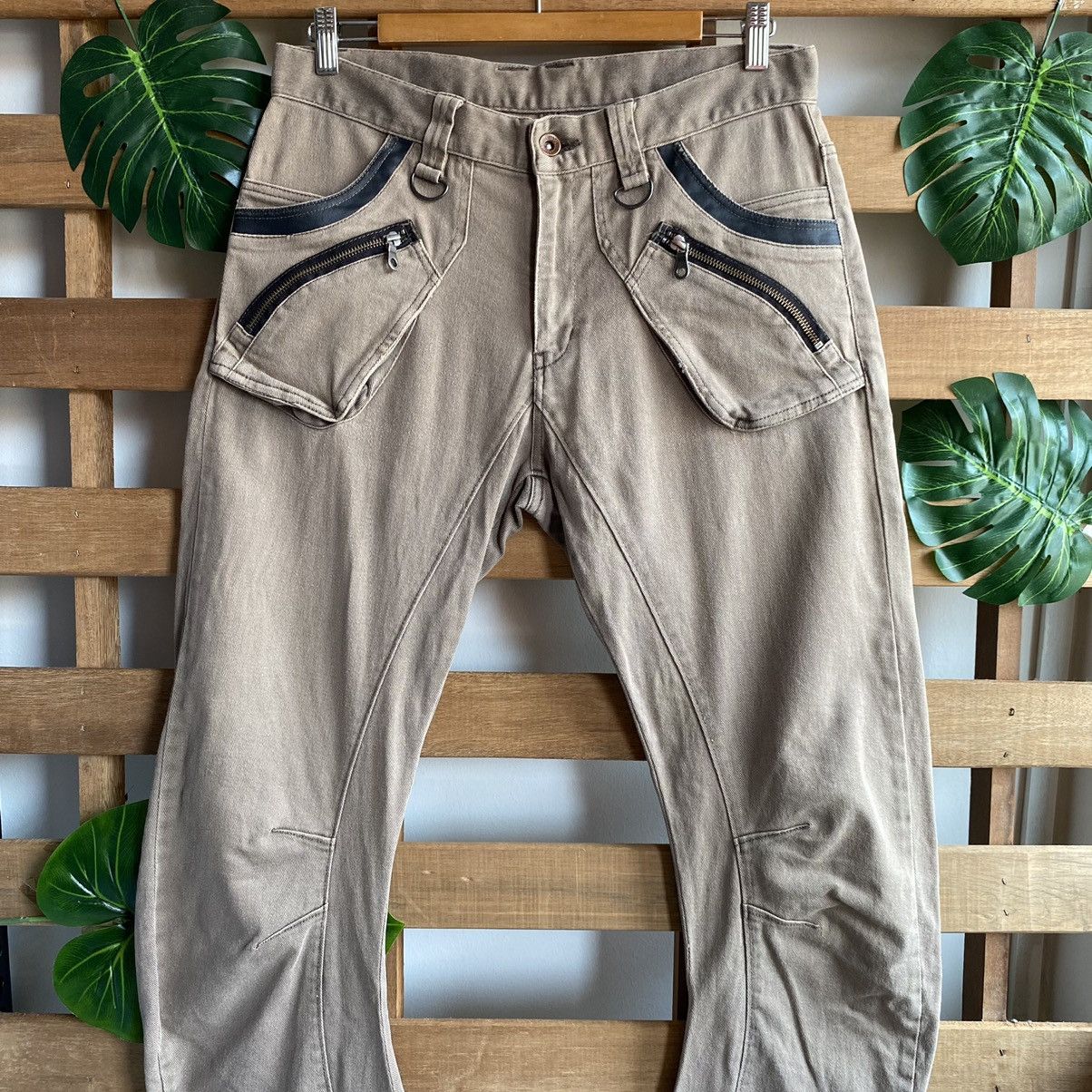 Japanese Brand × PPFM PPFM J-Cut Brown 10 Pockets Kapital Style Size US 33 - 2 Thumbnail