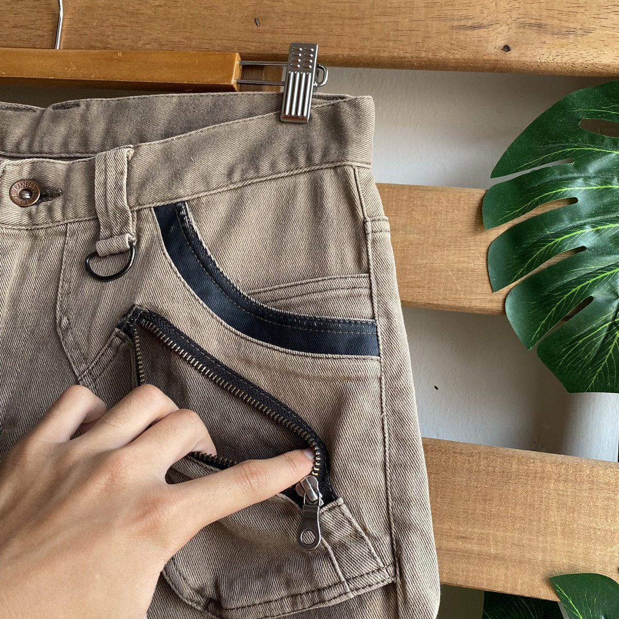 Japanese Brand × PPFM PPFM J-Cut Brown 10 Pockets Kapital Style Size US 33 - 6 Thumbnail