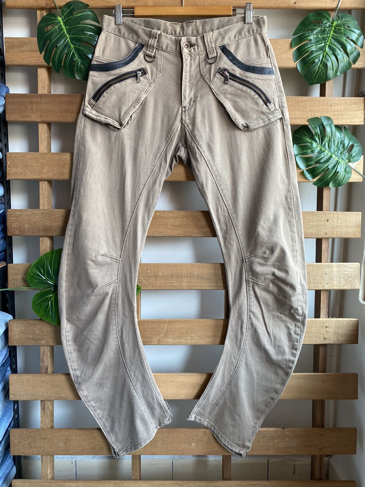 Japanese Brand × PPFM PPFM J-Cut Brown 10 Pockets Kapital Style Size US 33 - 3 Thumbnail