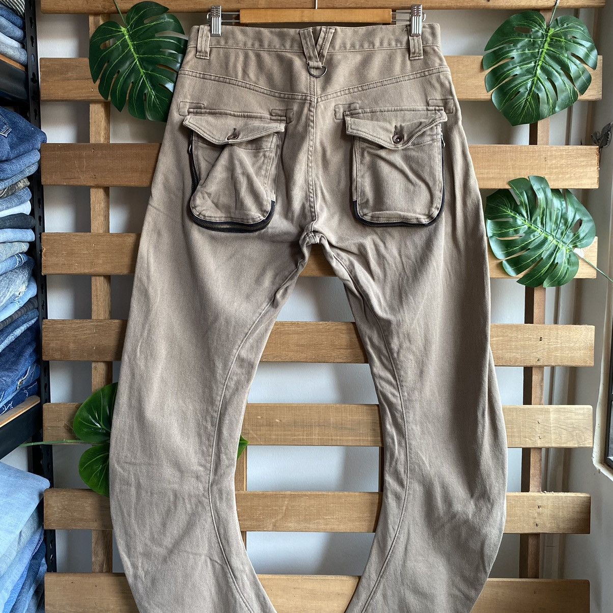 Japanese Brand × PPFM PPFM J-Cut Brown 10 Pockets Kapital Style Size US 33 - 8 Thumbnail