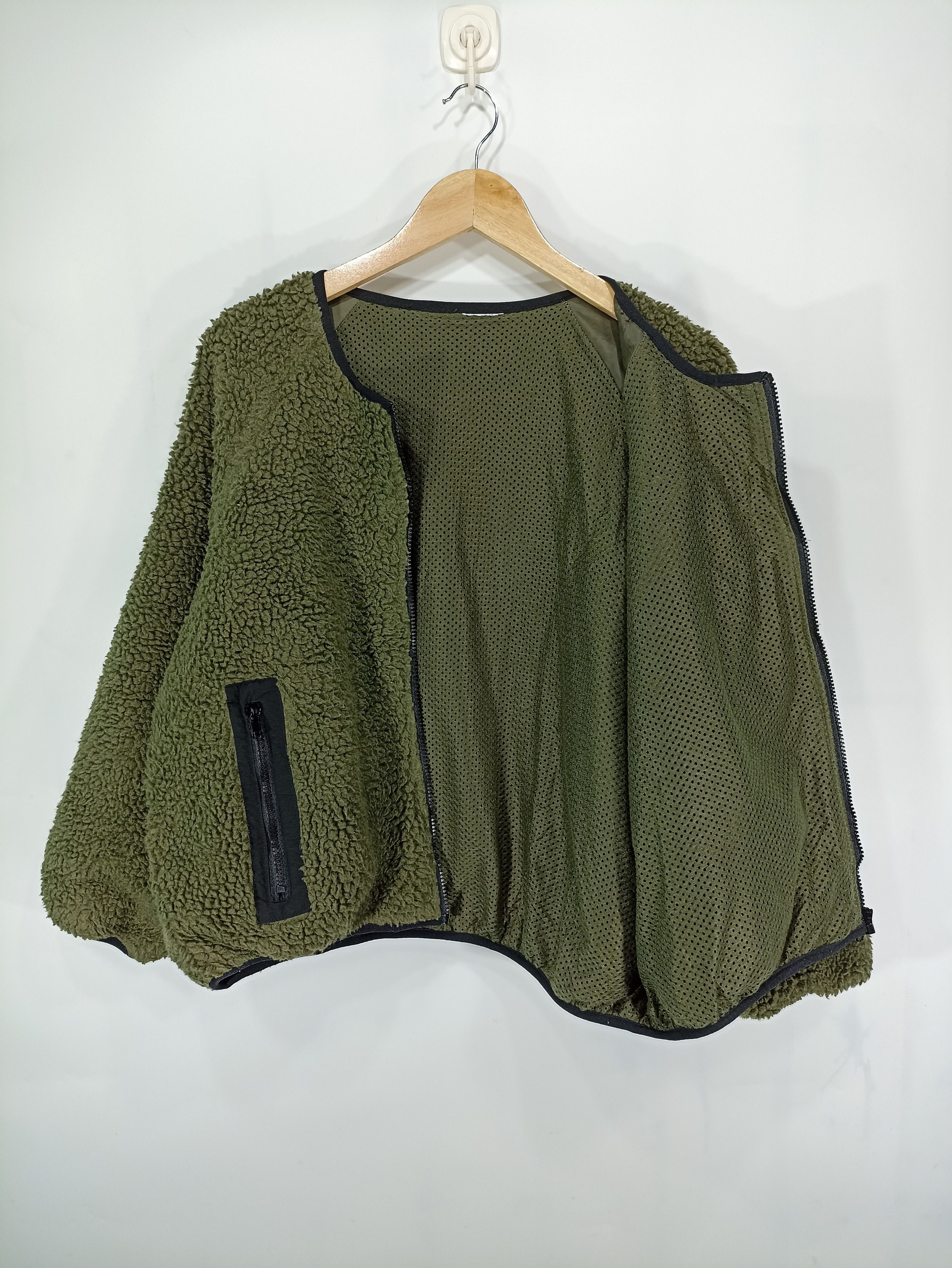 Japanese Brand Fist Down Cropped Sherpa Fleece Size US L / EU 52-54 / 3 - 2 Thumbnail