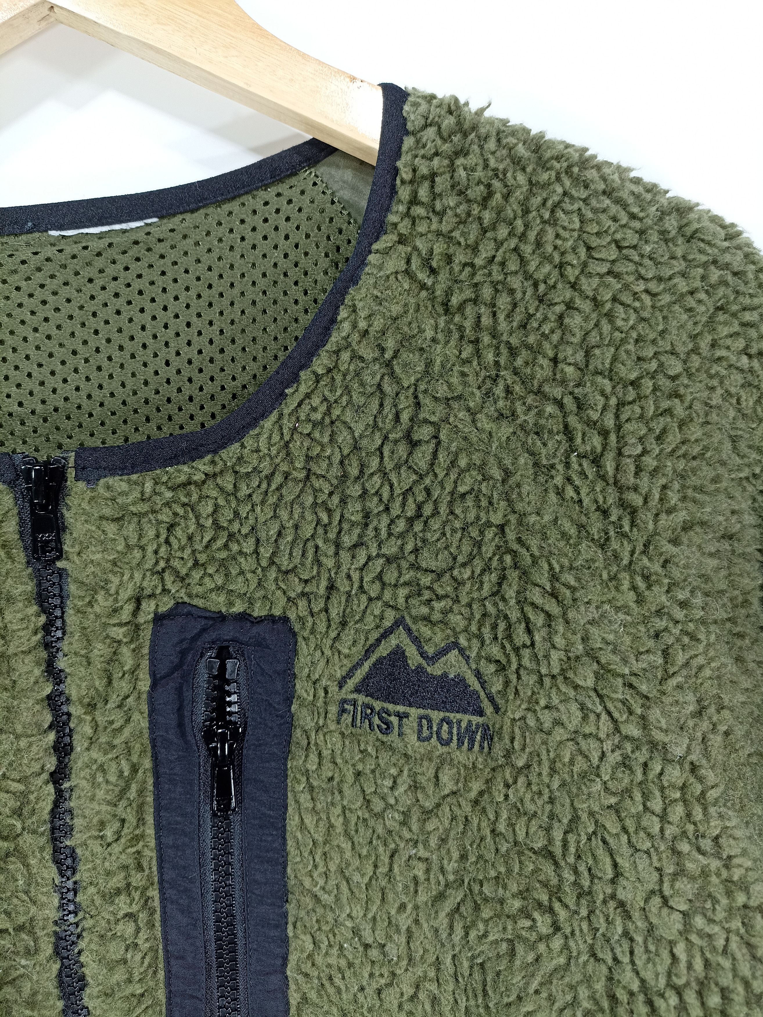 Japanese Brand Fist Down Cropped Sherpa Fleece Size US L / EU 52-54 / 3 - 4 Thumbnail