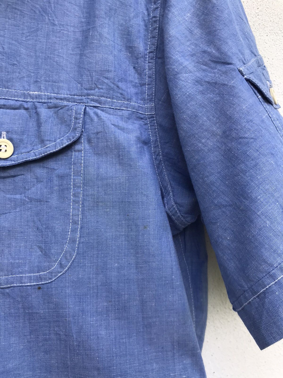 Christian Dior Monsieur Camp Collar Christian Dior Monsieur Workwear Shirt Size US M / EU 48-50 / 2 - 16 Thumbnail
