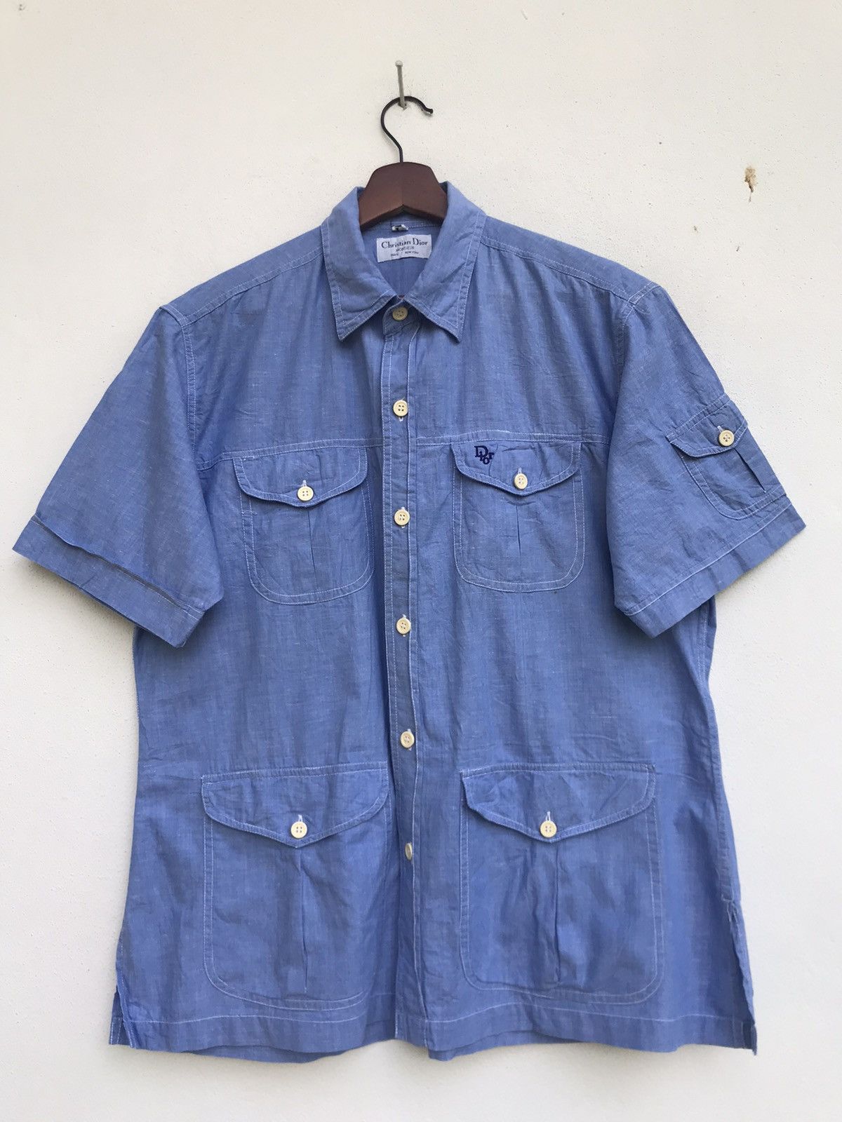 Christian Dior Monsieur Camp Collar Christian Dior Monsieur Workwear Shirt Size US M / EU 48-50 / 2 - 4 Thumbnail