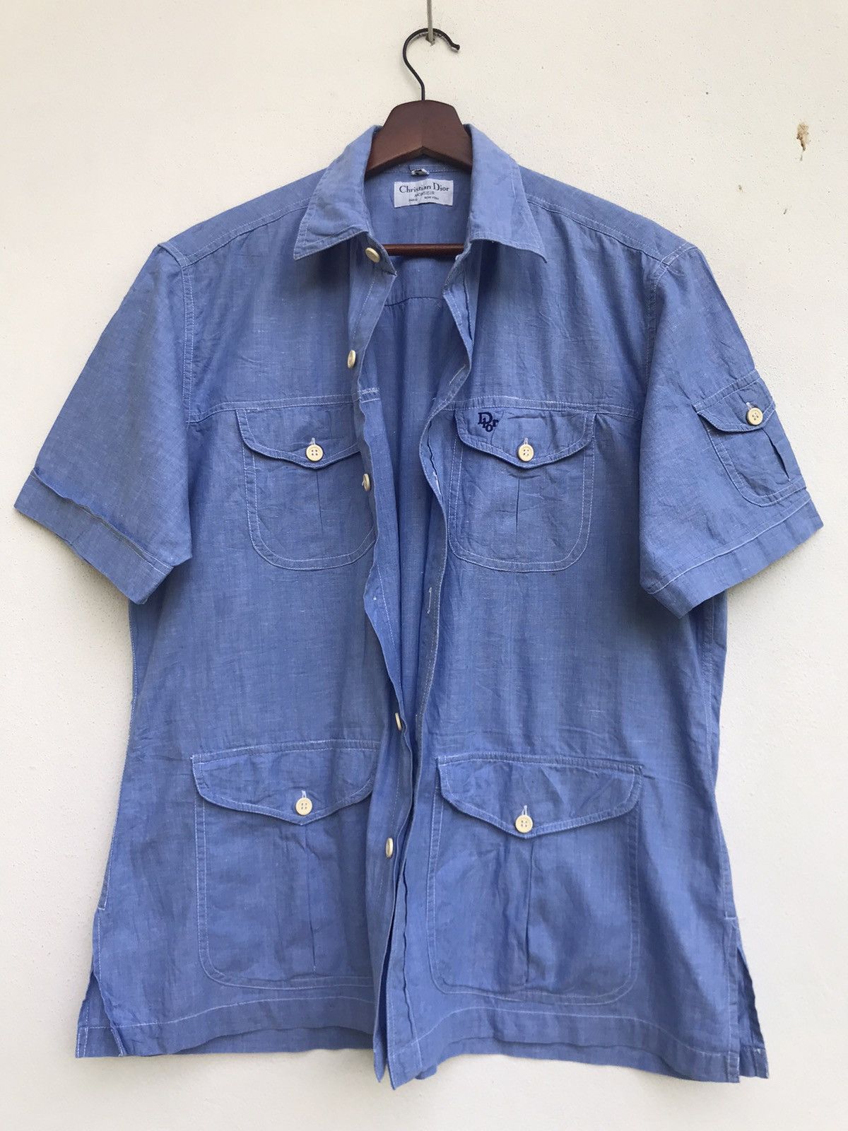 Christian Dior Monsieur Camp Collar Christian Dior Monsieur Workwear Shirt Size US M / EU 48-50 / 2 - 3 Thumbnail
