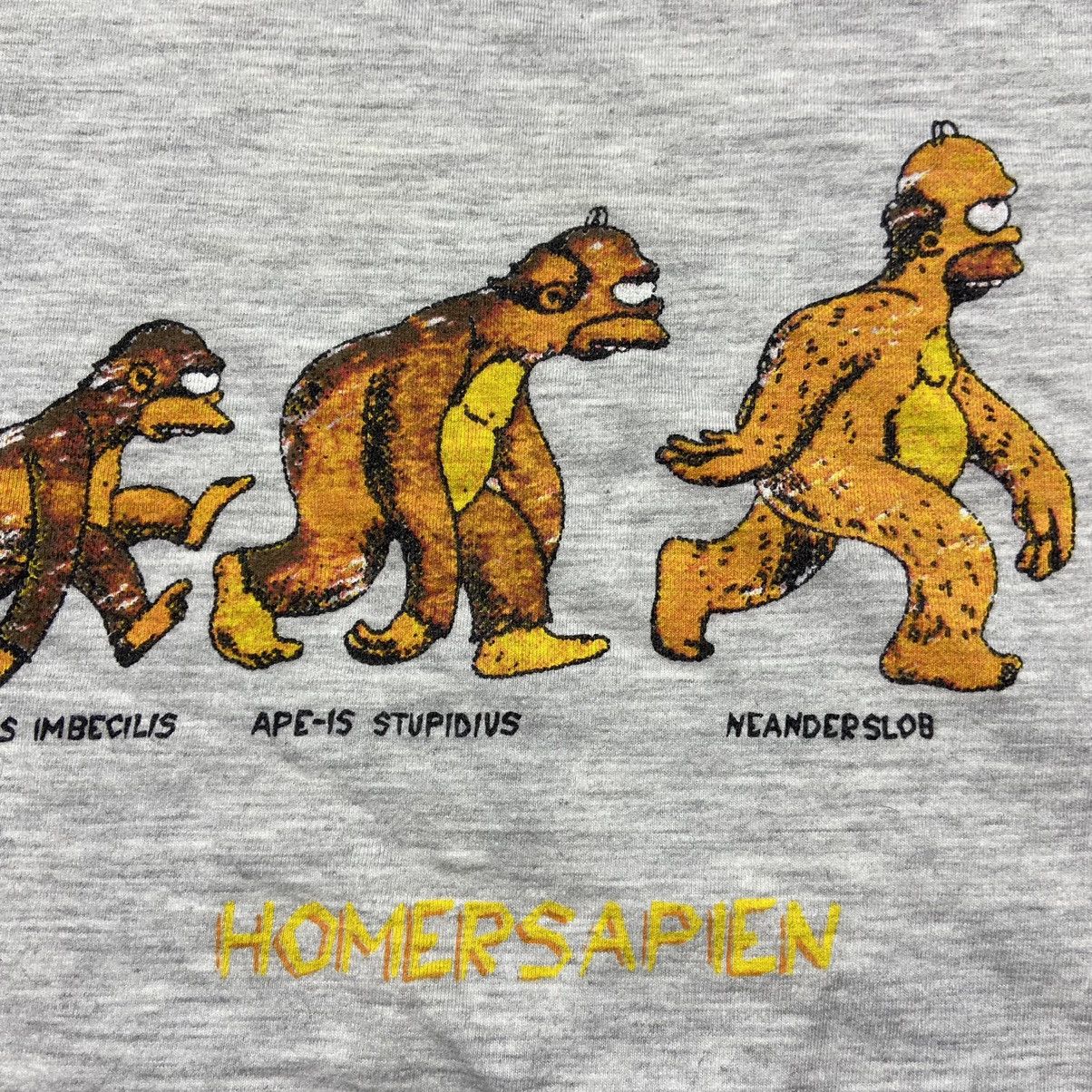 The Simpsons × Vintage Vintage 1997 The Simpsons Homersapien T-Shirt Size US XL / EU 56 / 4 - 6 Thumbnail