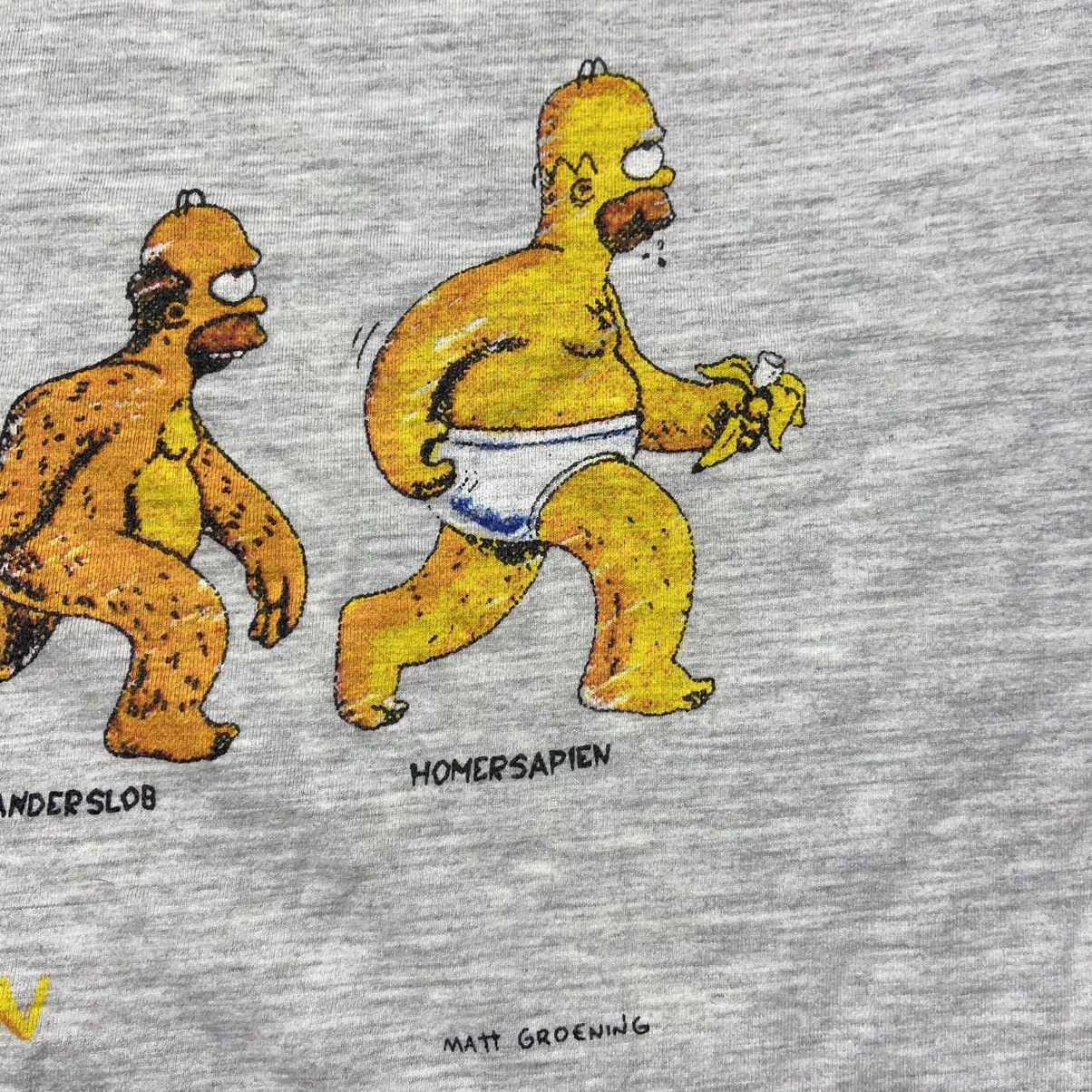 The Simpsons × Vintage Vintage 1997 The Simpsons Homersapien T-Shirt Size US XL / EU 56 / 4 - 7 Thumbnail