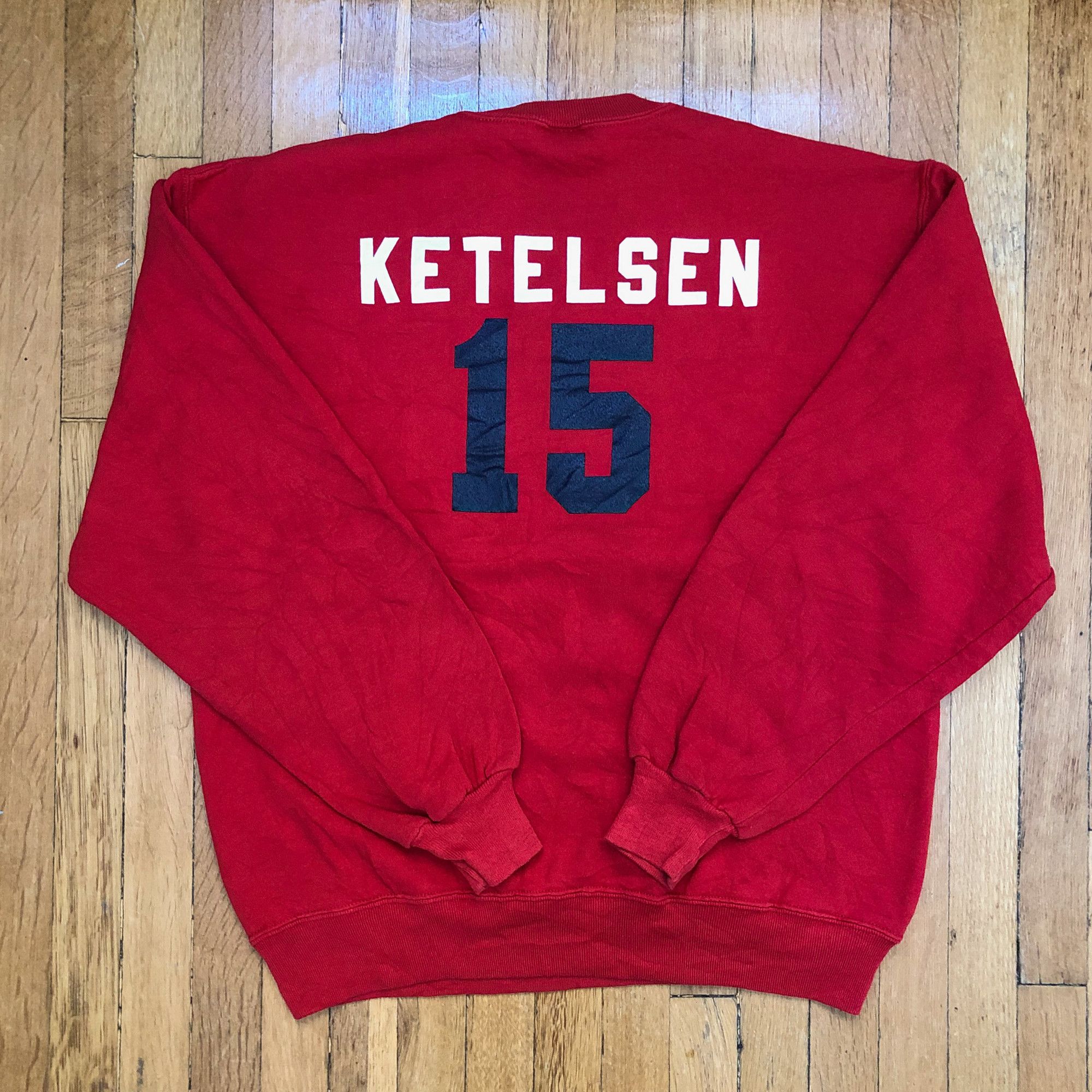 Russell Athletic × Vintage 90s Boxy 'MCHS Girls Basketball' Russell Athletic Sweatshirt Size US L / EU 52-54 / 3 - 4 Thumbnail