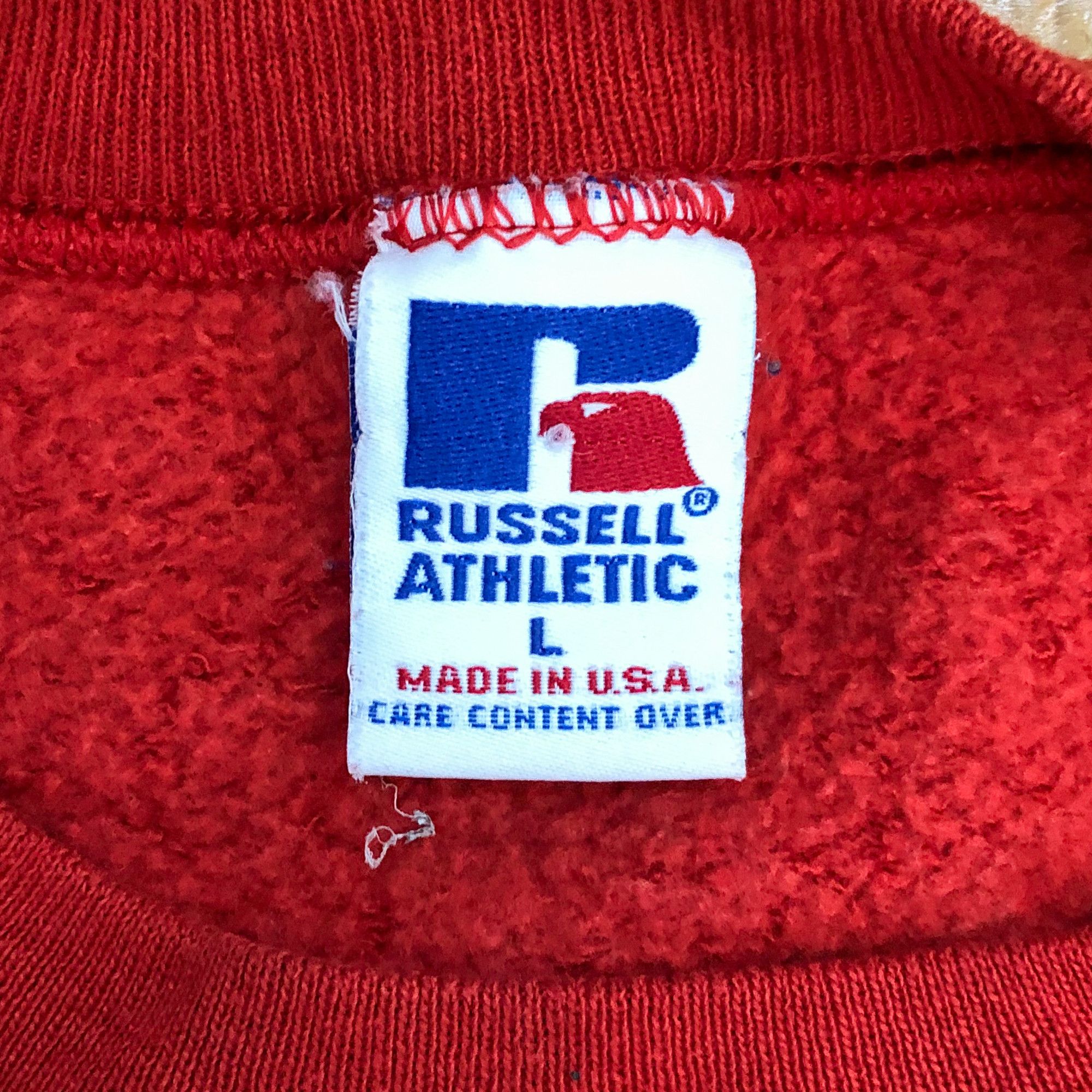 Russell Athletic × Vintage 90s Boxy 'MCHS Girls Basketball' Russell Athletic Sweatshirt Size US L / EU 52-54 / 3 - 5 Thumbnail