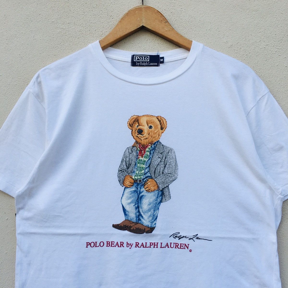 Polo Ralph Lauren × Vintage Vintage POLO BEAR POLO RALPH LAUREN T-Shirt Size US M / EU 48-50 / 2 - 2 Thumbnail
