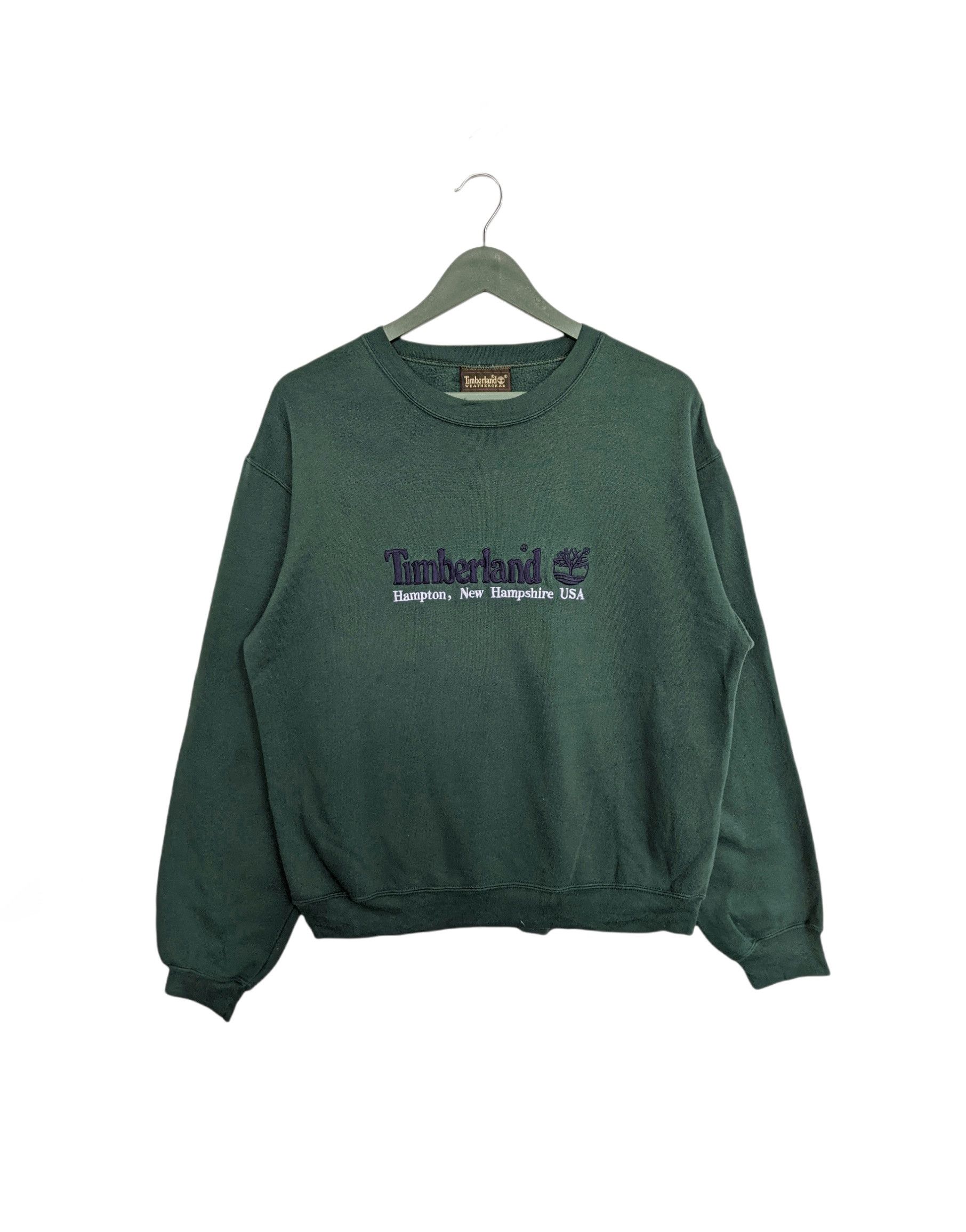 Timberland Vintage Timberland Embroidery Spell Sweatshirt Size US M / EU 48-50 / 2 - 1 Thumbnail