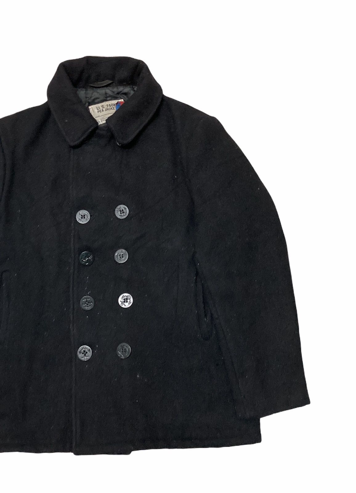 Schott U.S 740 Pea Jacket by Schott NYC Size US L / EU 52-54 / 3 - 2 Thumbnail