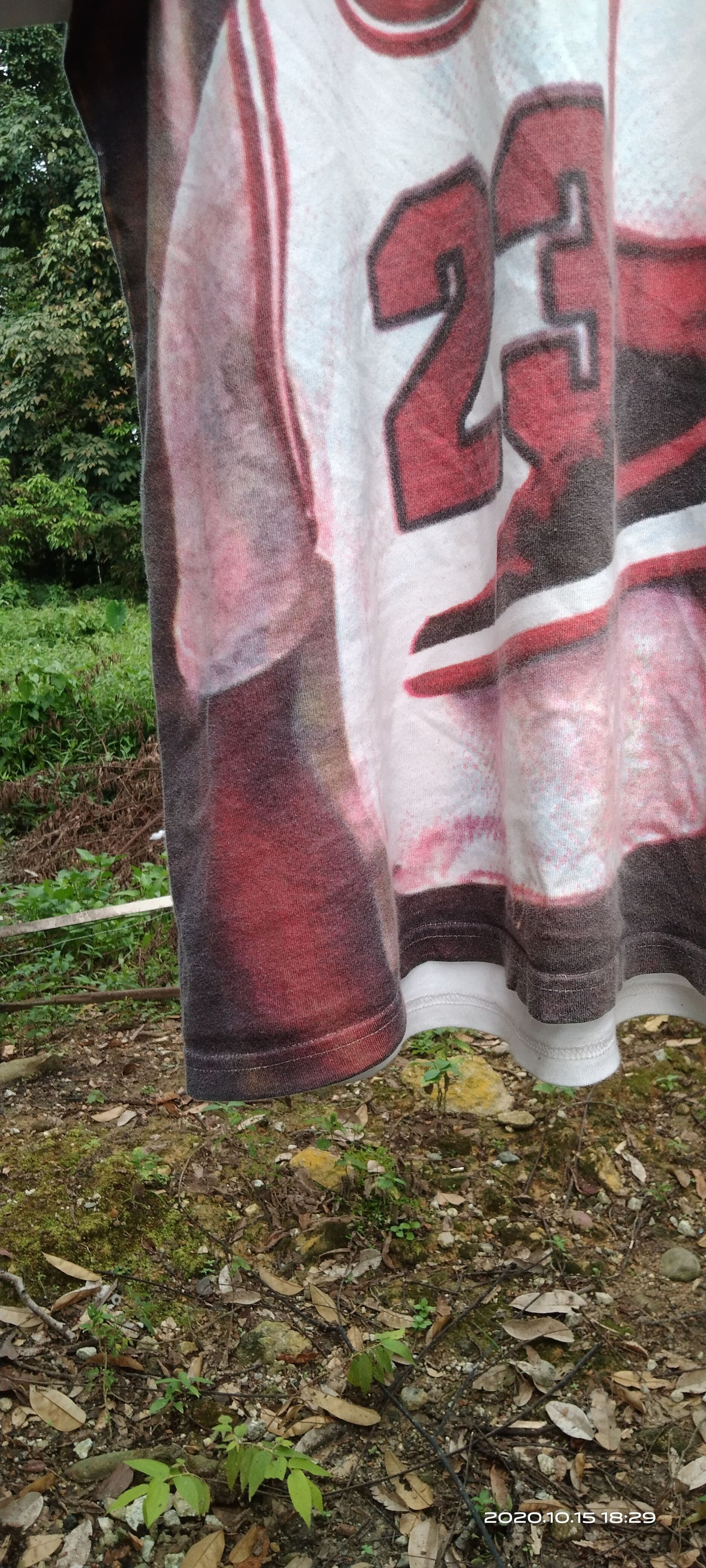 NBA × Nike × Vintage DISTRESSED OVERPRINT NIKE AIR MICHAEL JORDAN JUMPMAN Size US XL / EU 56 / 4 - 6 Thumbnail