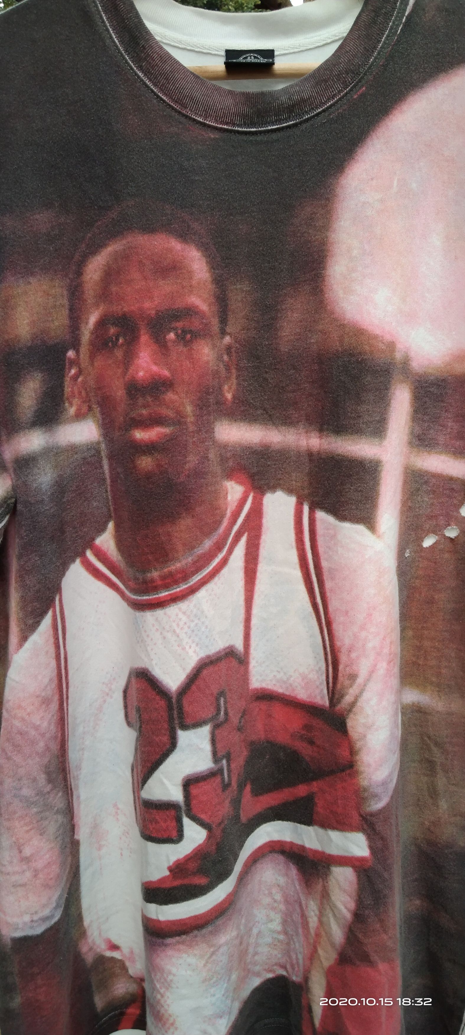 NBA × Nike × Vintage DISTRESSED OVERPRINT NIKE AIR MICHAEL JORDAN JUMPMAN Size US XL / EU 56 / 4 - 3 Thumbnail