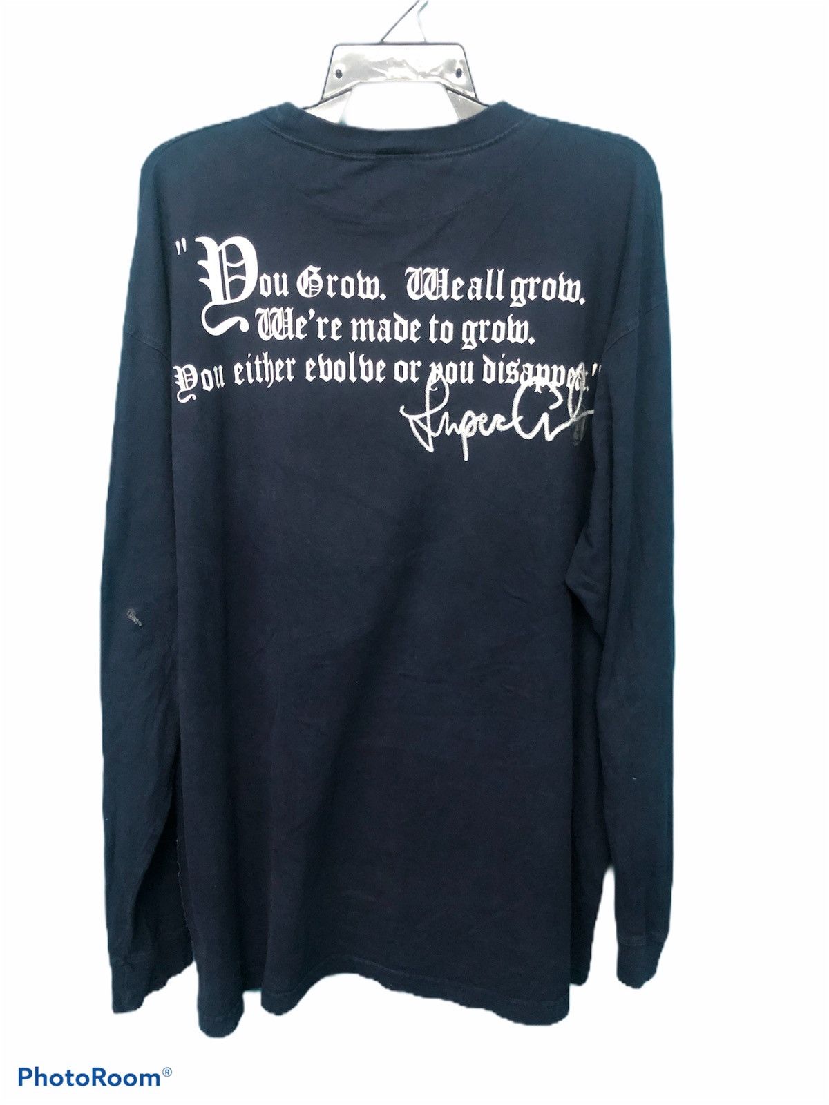 Band Tees × Makaveli × Rap Tees Tupac MaKaVeli branded long sleeve Size US XXL / EU 58 / 5 - 2 Thumbnail