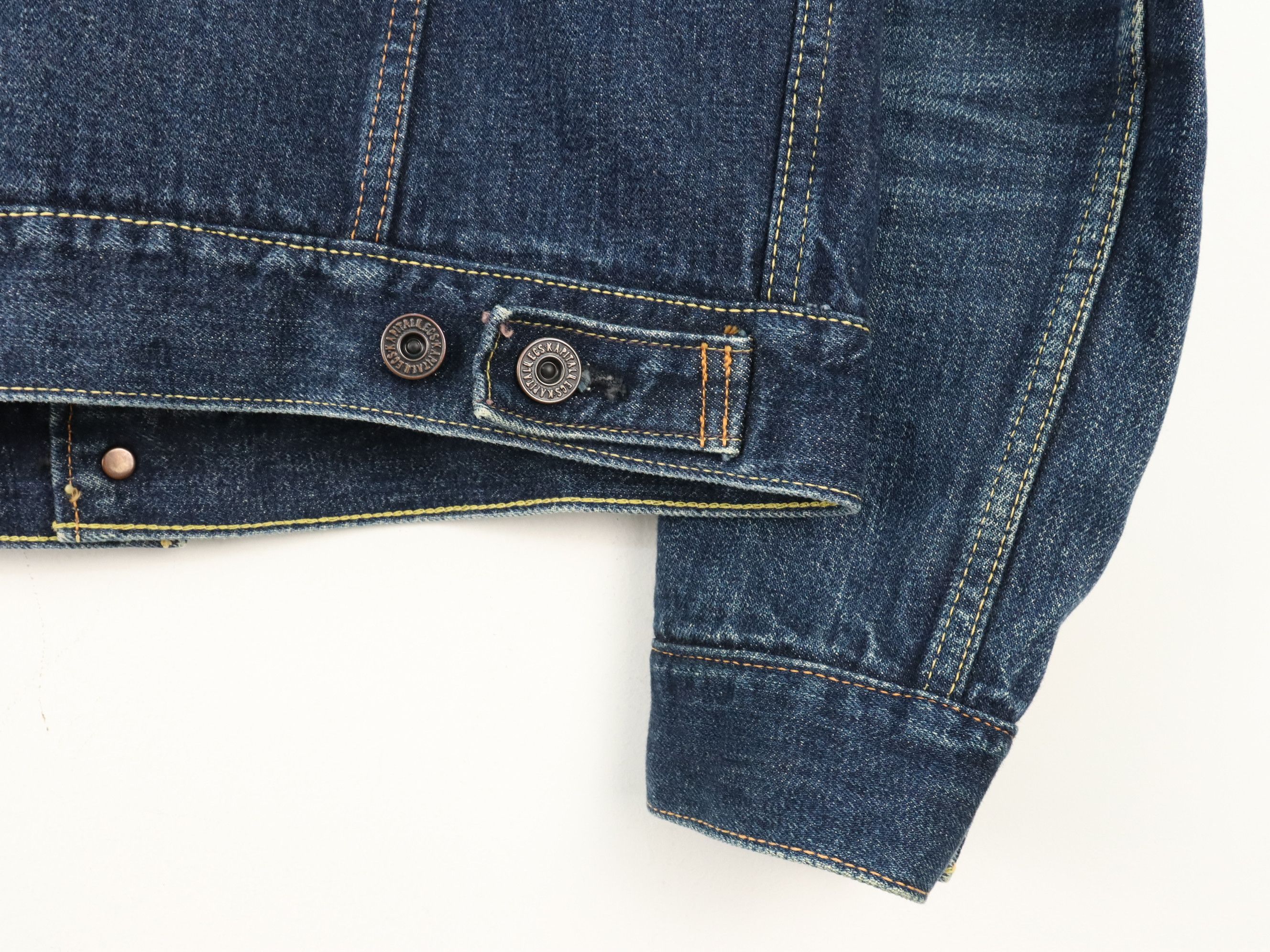 Kapital Kapital Type-3 Selvedge Jeans Denim Jacket Size US M / EU 48-50 / 2 - 14 Thumbnail