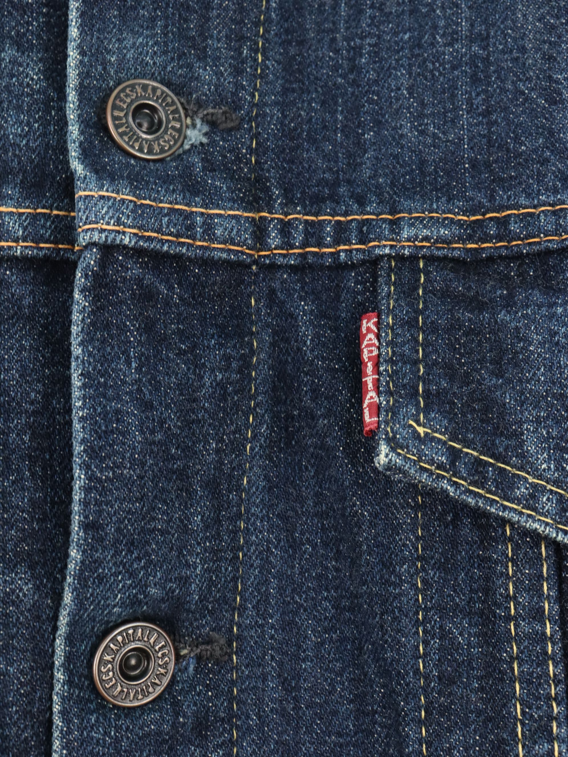 Kapital Kapital Type-3 Selvedge Jeans Denim Jacket Size US M / EU 48-50 / 2 - 11 Thumbnail