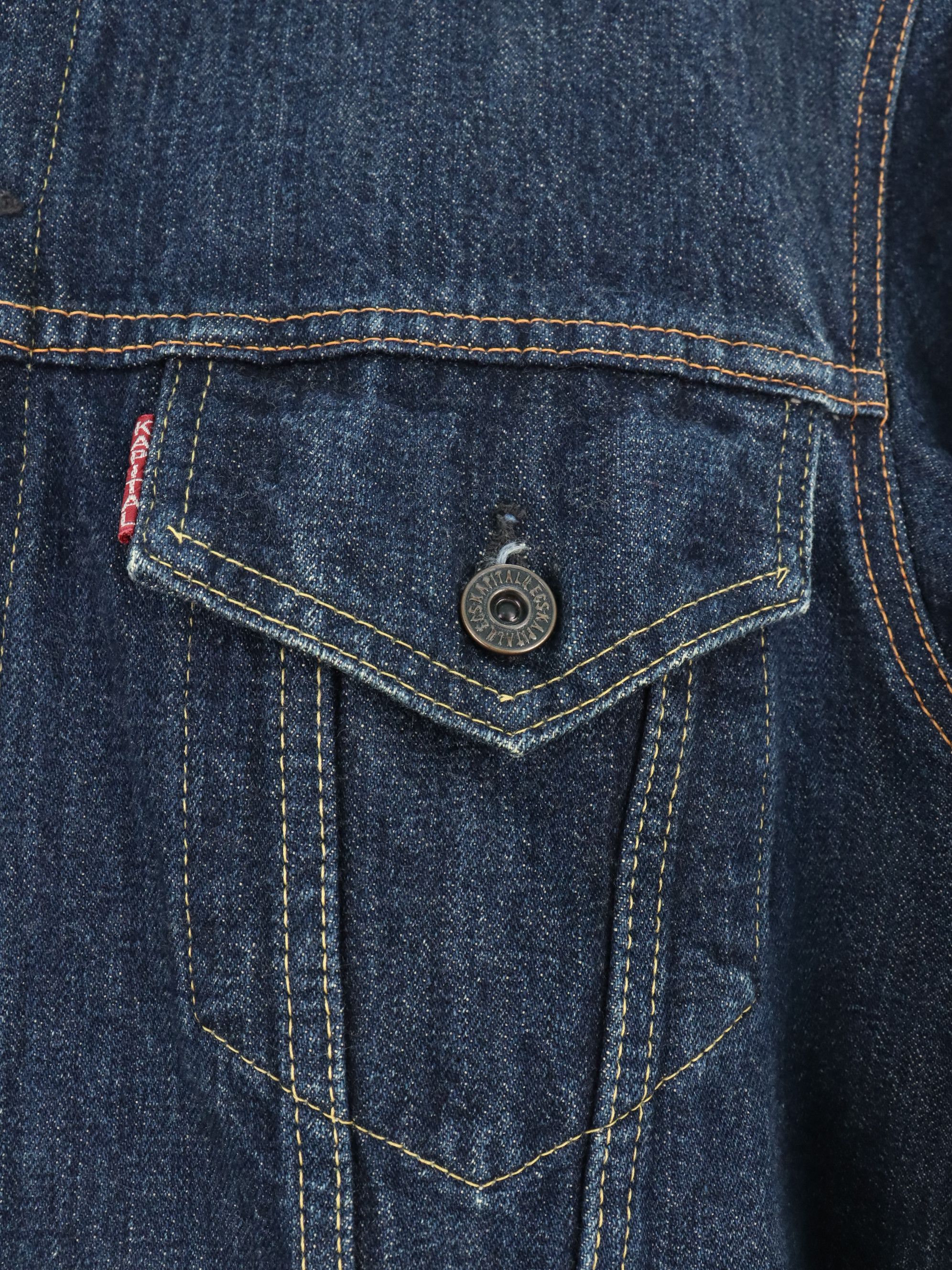 Kapital Kapital Type-3 Selvedge Jeans Denim Jacket Size US M / EU 48-50 / 2 - 10 Thumbnail