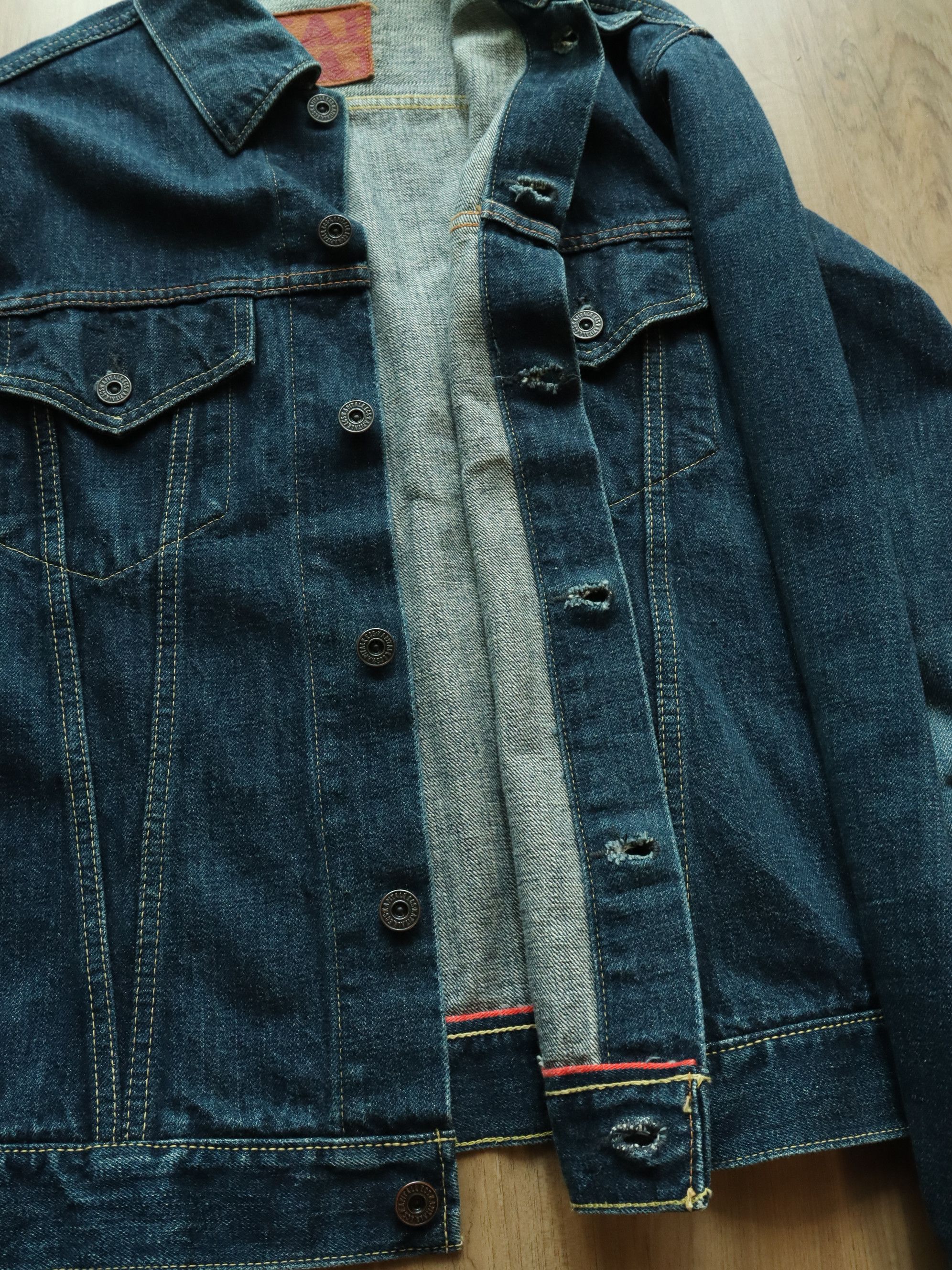 Kapital Kapital Type-3 Selvedge Jeans Denim Jacket Size US M / EU 48-50 / 2 - 20 Thumbnail