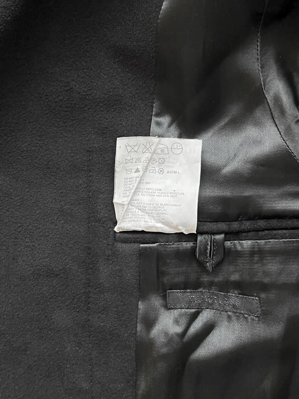 Helmut Lang ⚡️QUICK SALE⚡️1990's Helmut Lang Classic Black Coat Size US S / EU 44-46 / 1 - 5 Thumbnail