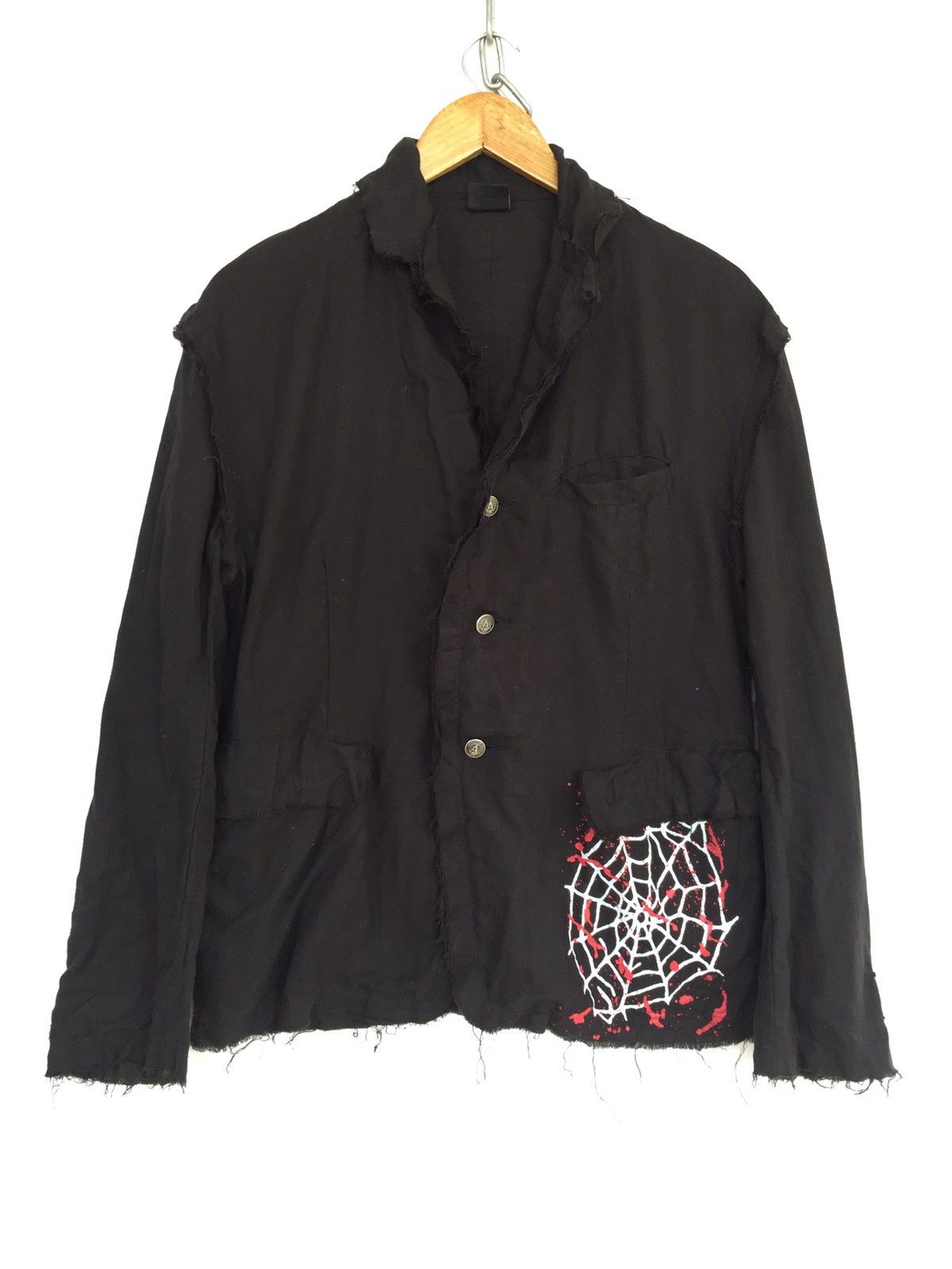 Designer × Japanese Brand × Seditionaries Vintage Distressed Spider Key Station The Uk Punk Jacket Size US M / EU 48-50 / 2 - 1 Thumbnail