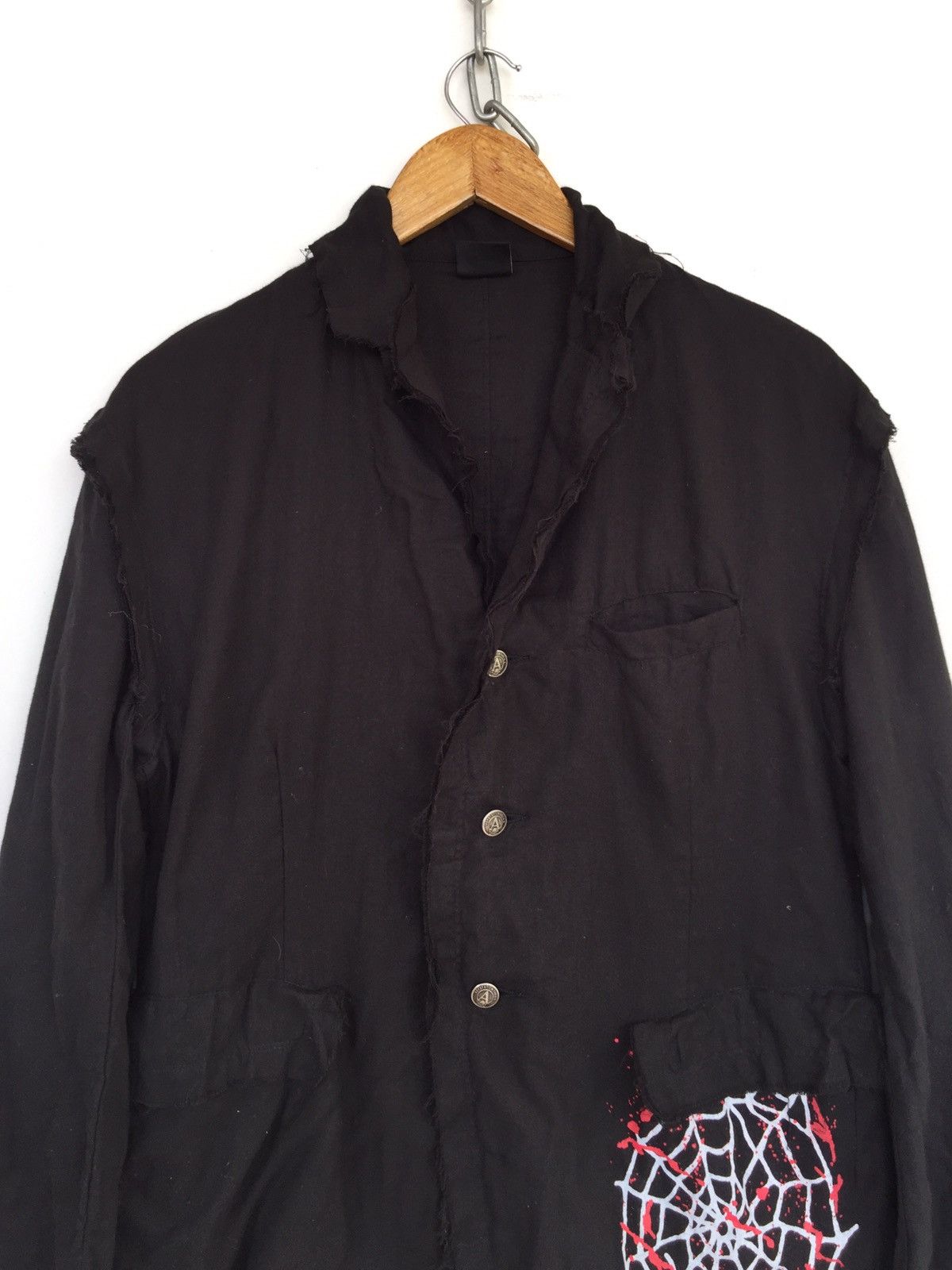 Designer × Japanese Brand × Seditionaries Vintage Distressed Spider Key Station The Uk Punk Jacket Size US M / EU 48-50 / 2 - 2 Thumbnail