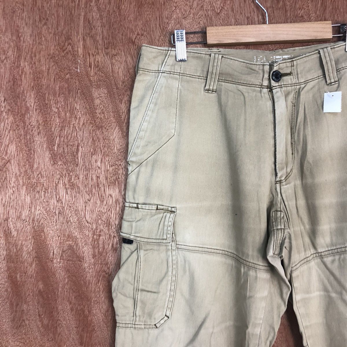 Faded Glory D Burtle faded Brown Multipocket Cargo Pants #2112 Size US 33 - 6 Thumbnail