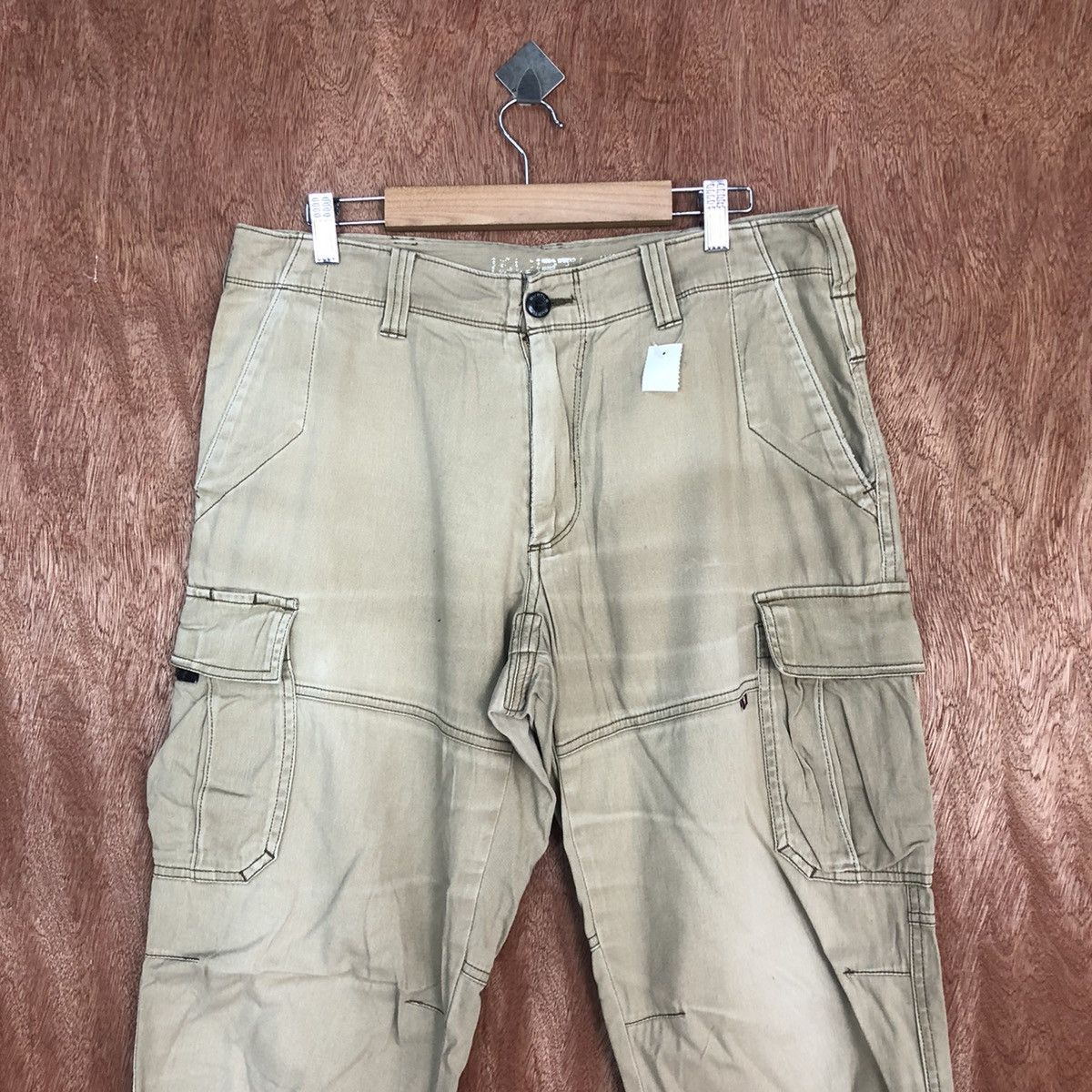 Faded Glory D Burtle faded Brown Multipocket Cargo Pants #2112 Size US 33 - 2 Thumbnail