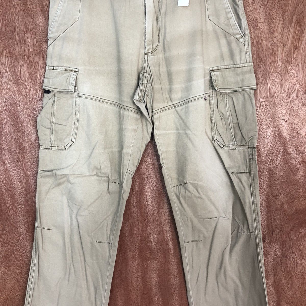 Faded Glory D Burtle faded Brown Multipocket Cargo Pants #2112 Size US 33 - 4 Thumbnail