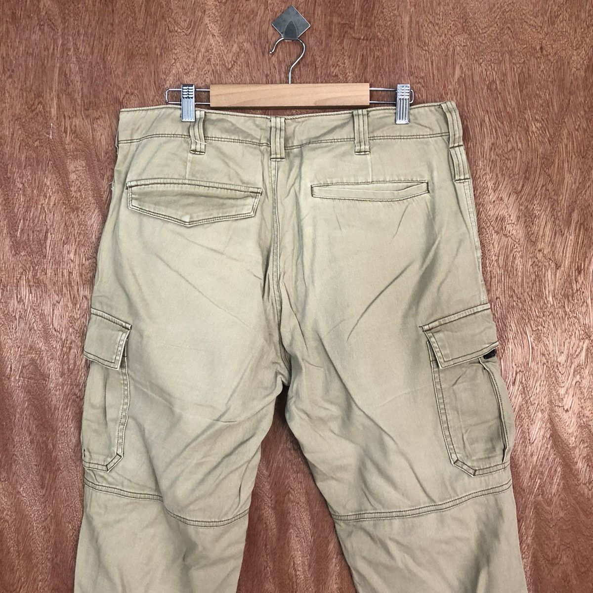 Faded Glory D Burtle faded Brown Multipocket Cargo Pants #2112 Size US 33 - 11 Thumbnail