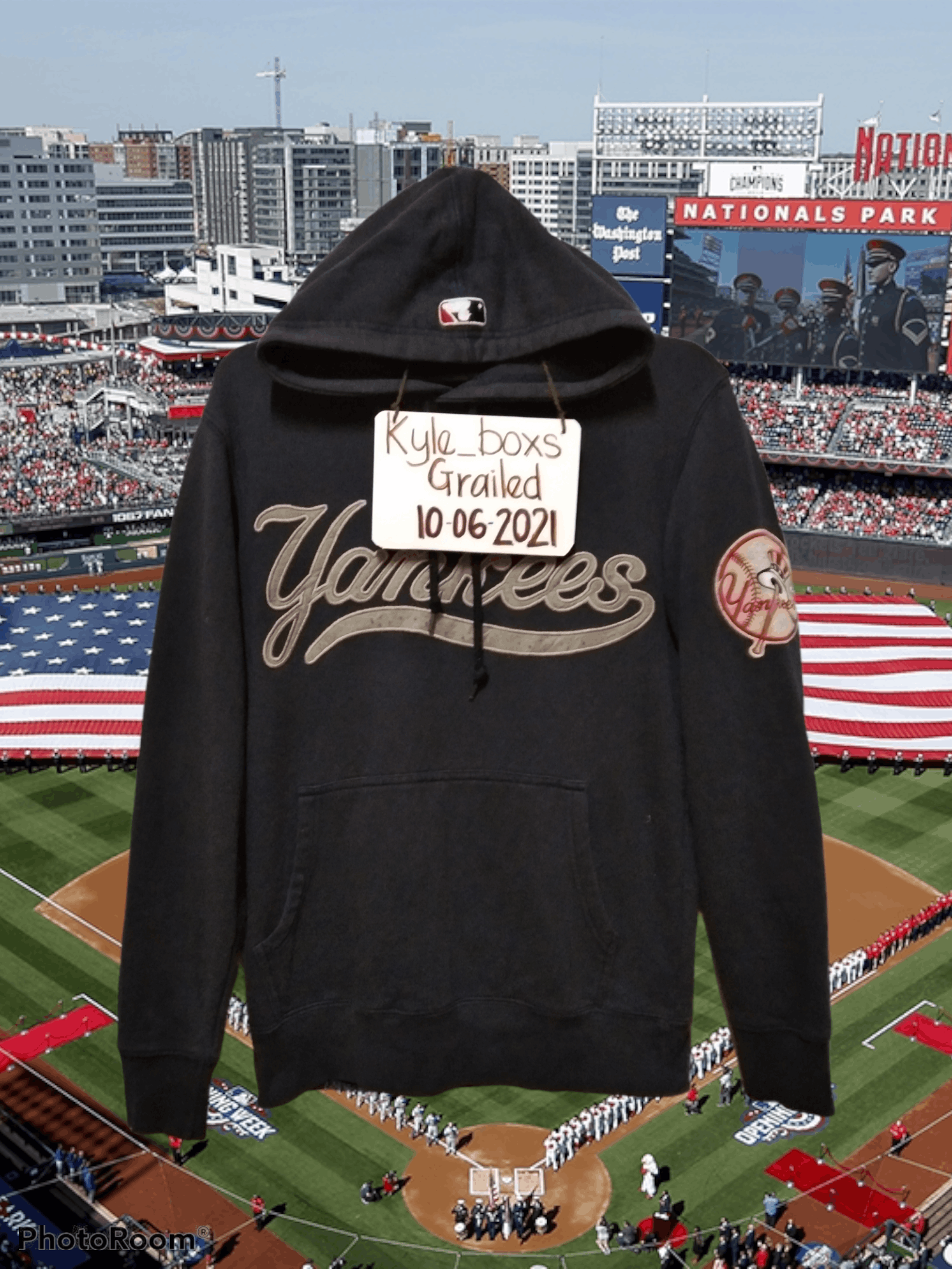 MLB × Majestic YANKEES SPEELOUT SWEATER HOODIE Size US S / EU 44-46 / 1 - 2 Thumbnail