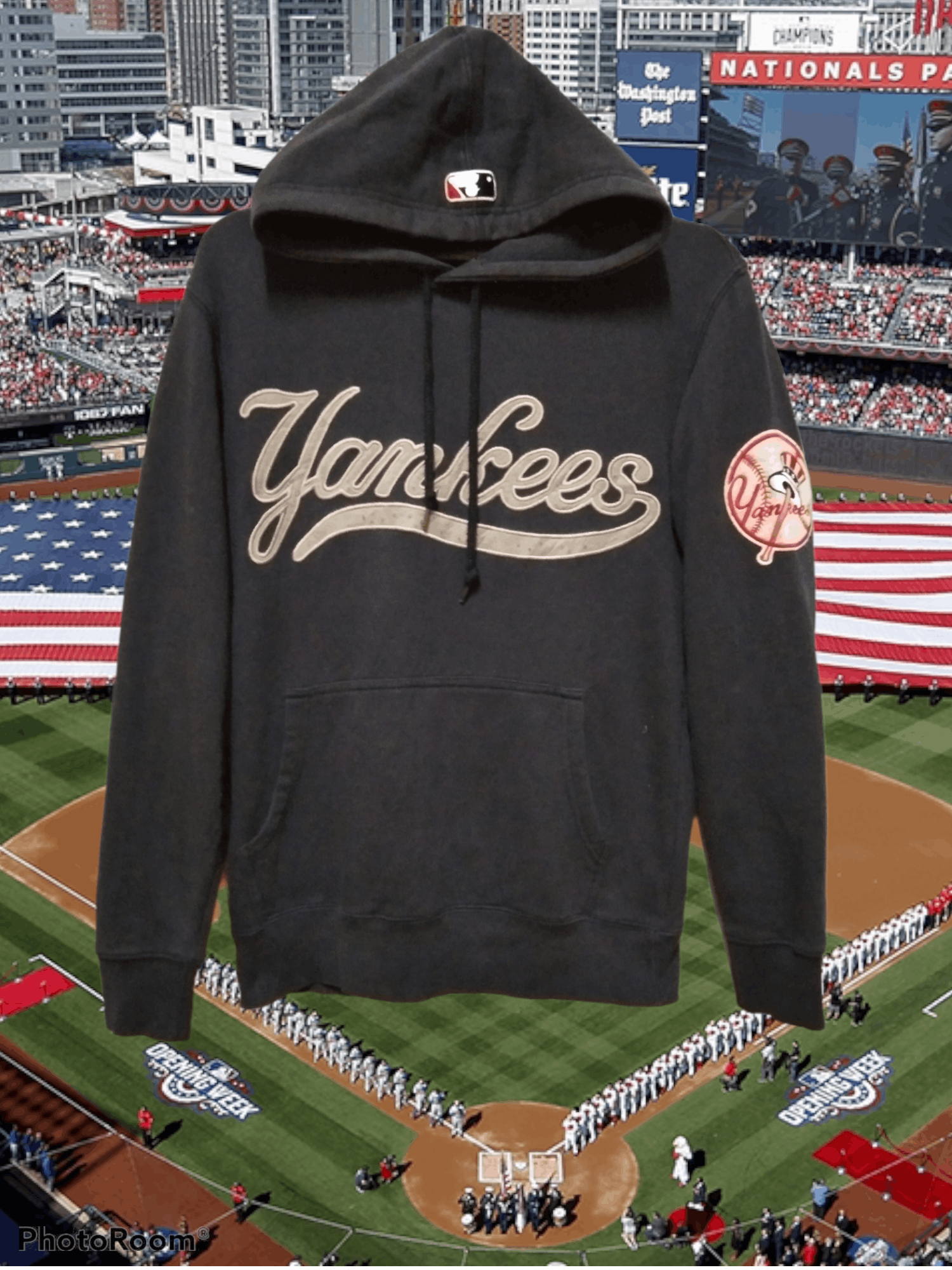 MLB × Majestic YANKEES SPEELOUT SWEATER HOODIE Size US S / EU 44-46 / 1 - 1 Thumbnail