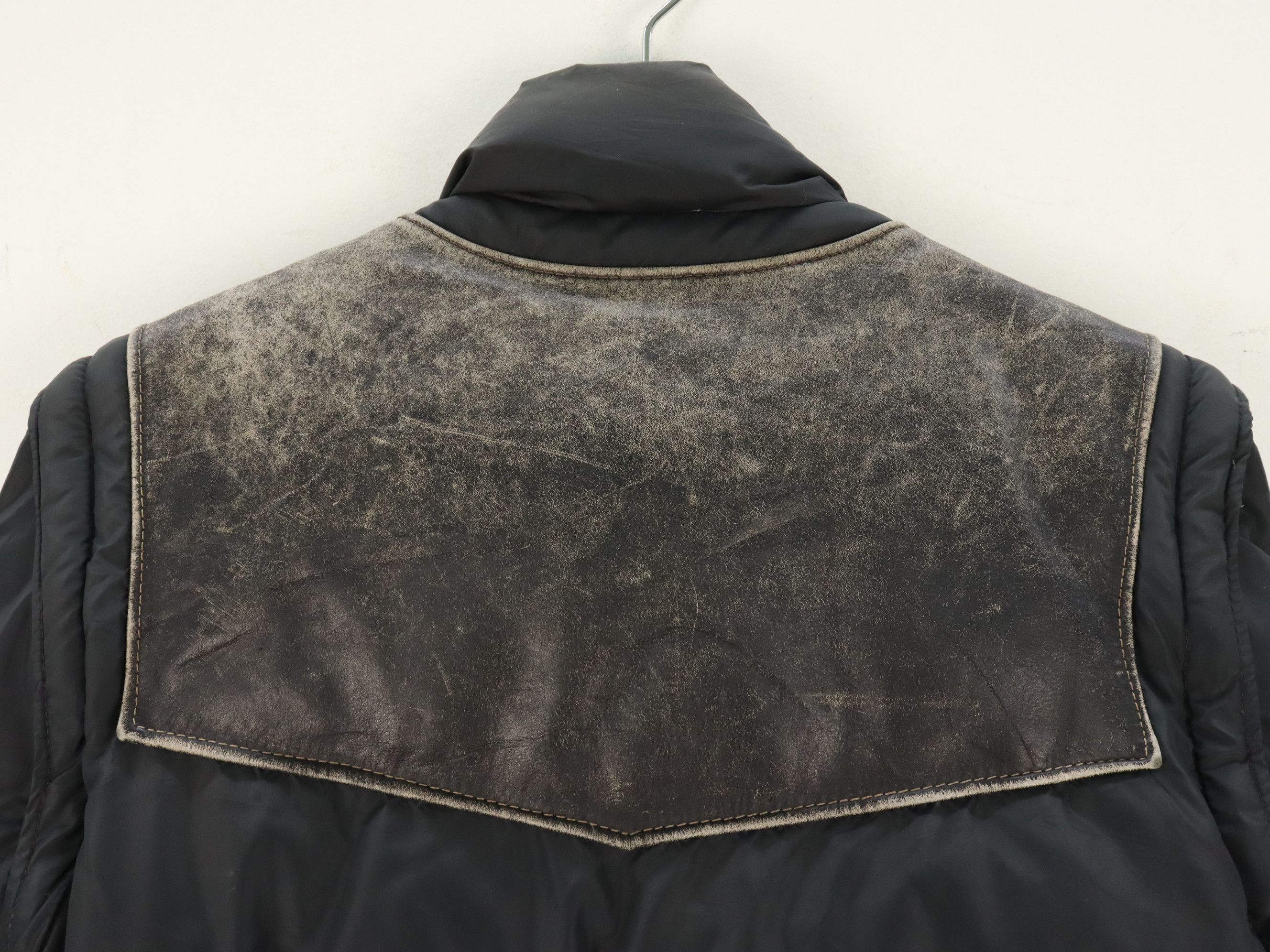 Schott Vintage Schott Detachable Leather Goose Down Puffer Jacket Size US M / EU 48-50 / 2 - 12 Thumbnail