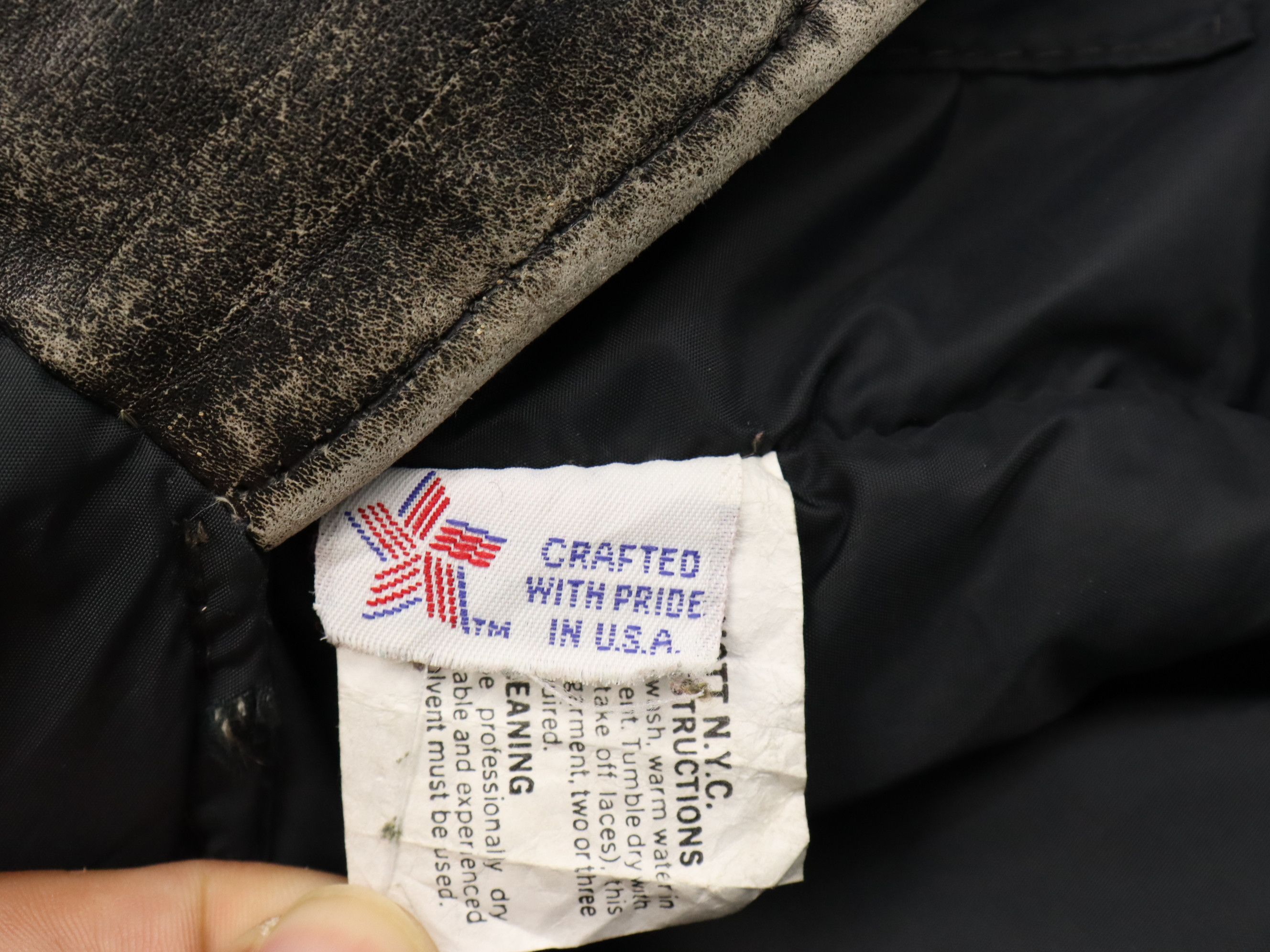 Schott Vintage Schott Detachable Leather Goose Down Puffer Jacket Size US M / EU 48-50 / 2 - 23 Thumbnail