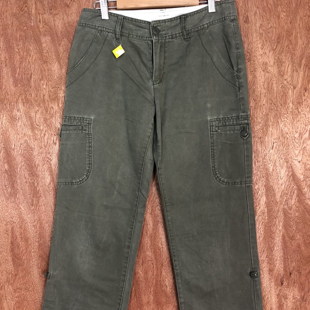 Faded Glory Vert Dense Grey Multipocket Cargo Pants #2629 Size US 30 / EU 46 - 4 Thumbnail